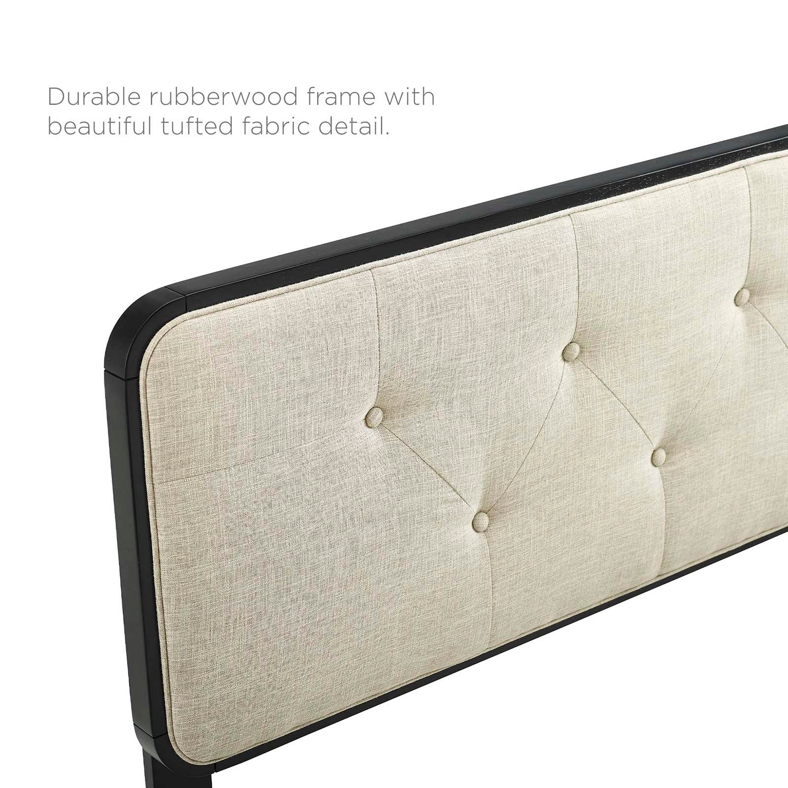 Bridgette Full Wood Platform Bed With Splayed Legs - East Shore Modern Home Furnishings