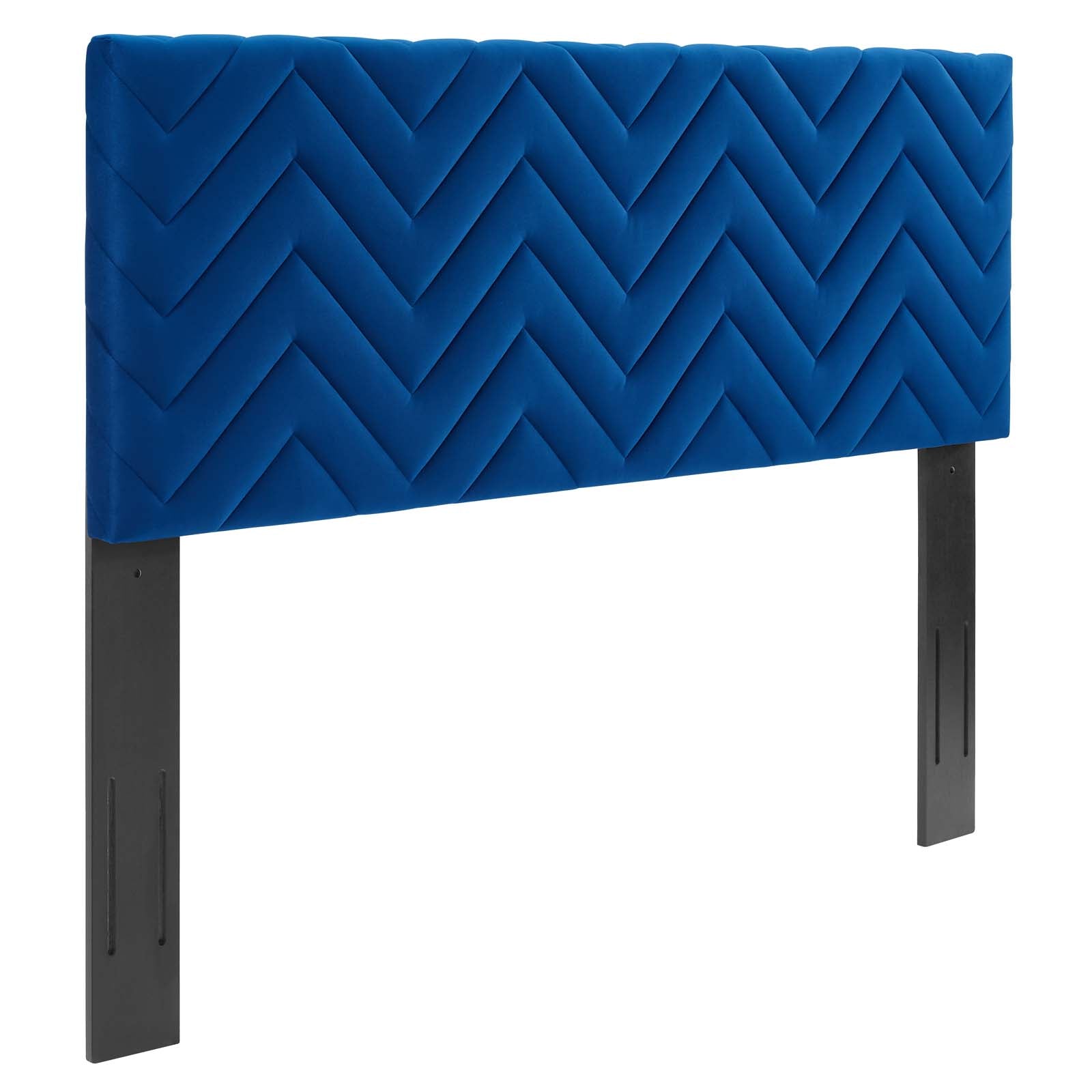 Mercy Chevron Tufted Performance Velvet Headboard - East Shore Modern Home Furnishings