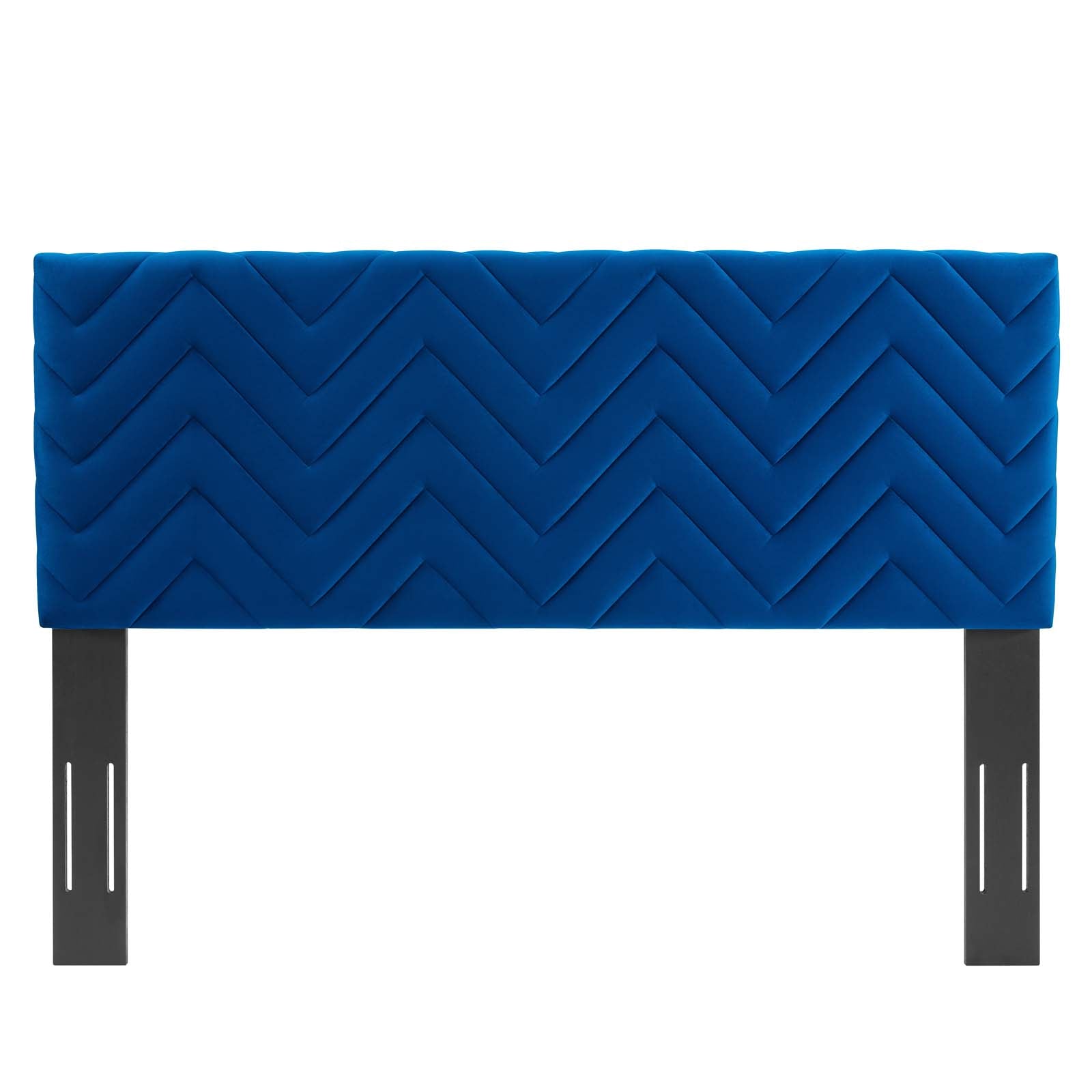 Mercy Chevron Tufted Performance Velvet Headboard - East Shore Modern Home Furnishings