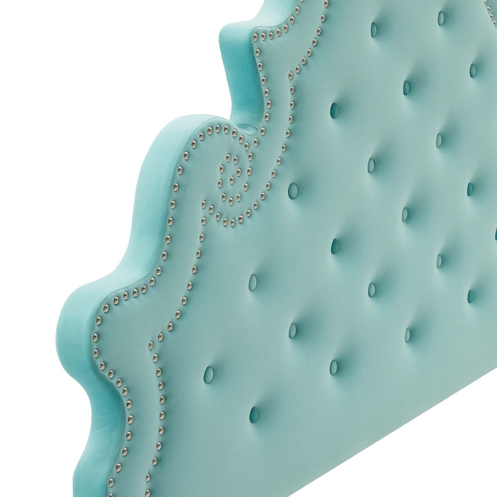 Gwyneth Tufted Performance Velvet Twin Platform Bed