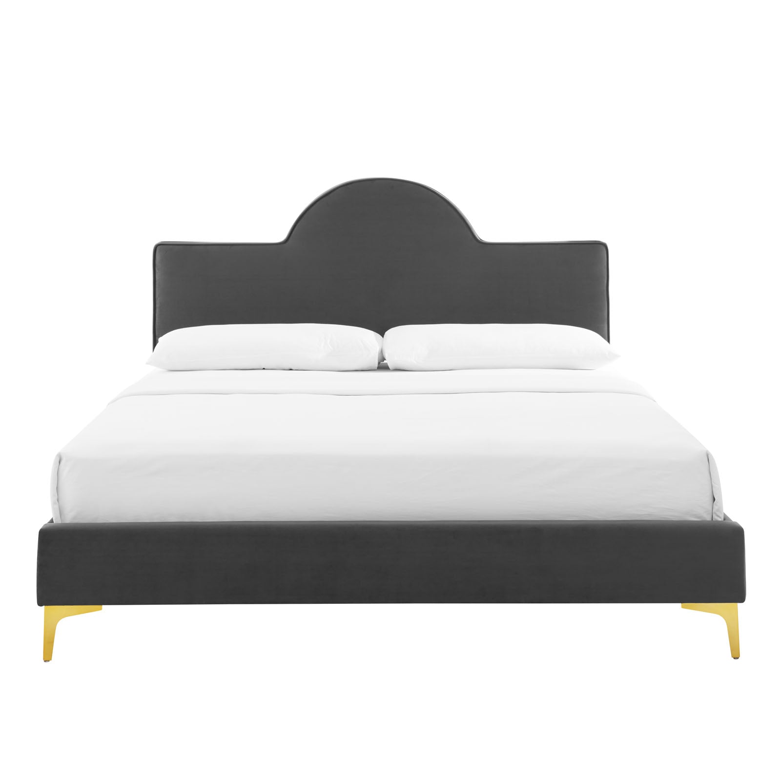 Sunny Performance Velvet Platform Bed