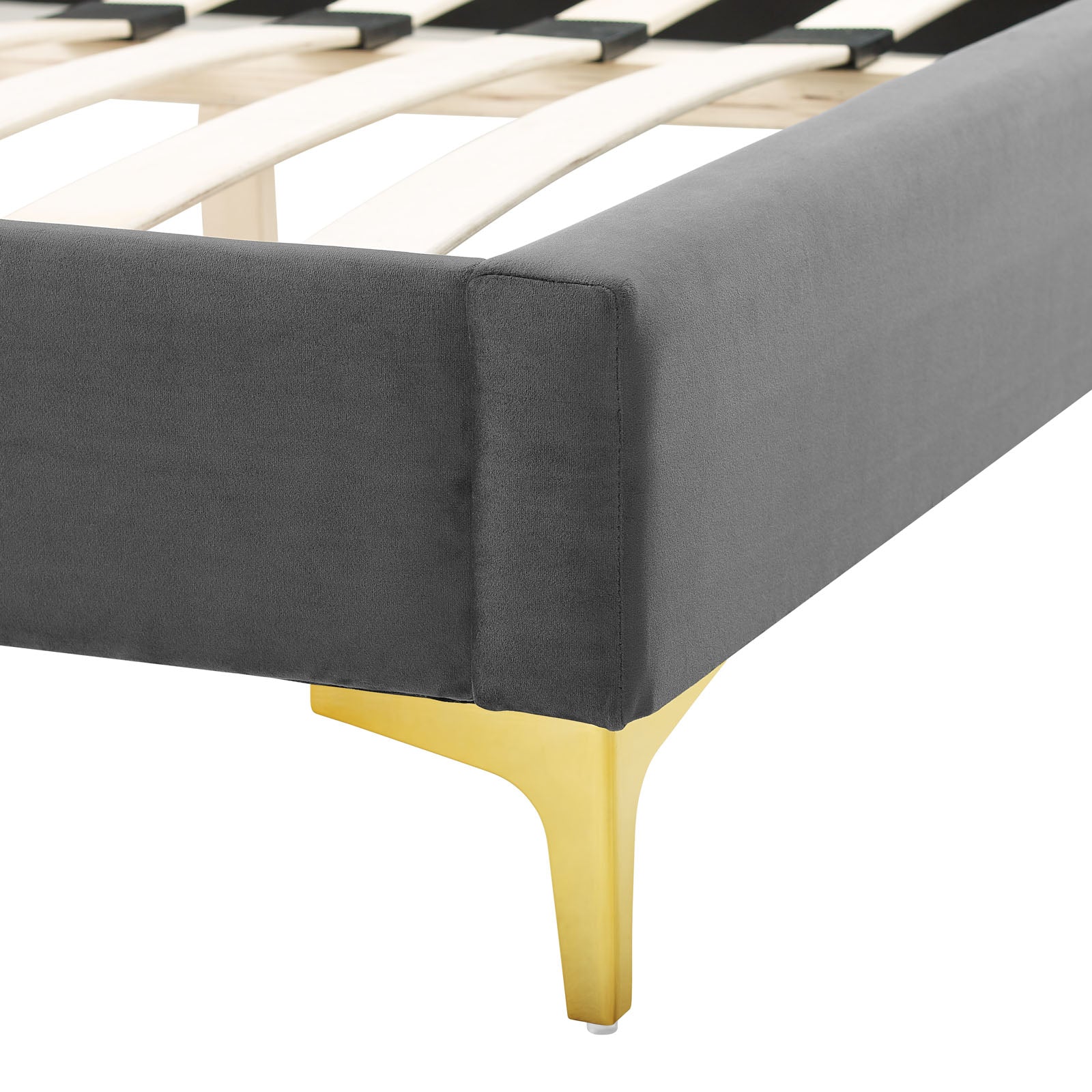 Sunny Performance Velvet Platform Bed