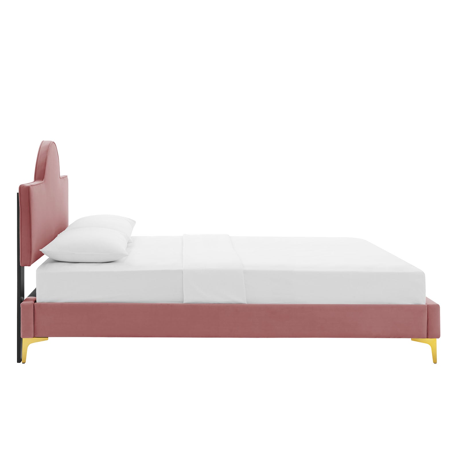 Sunny Performance Velvet Platform Bed