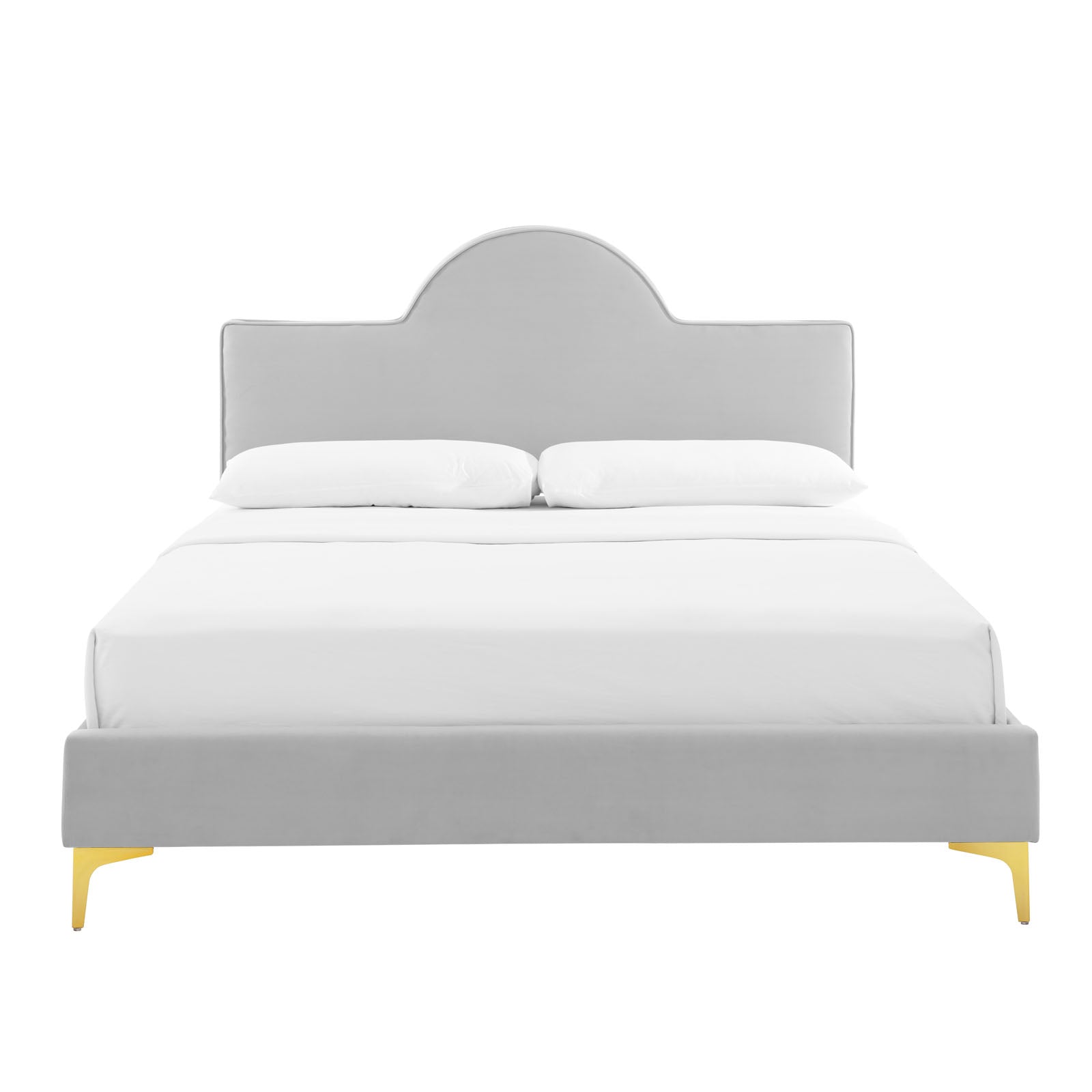 Sunny Performance Velvet Platform Bed