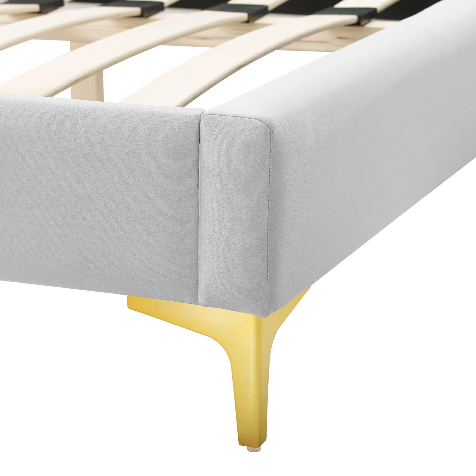 Sunny Performance Velvet Platform Bed