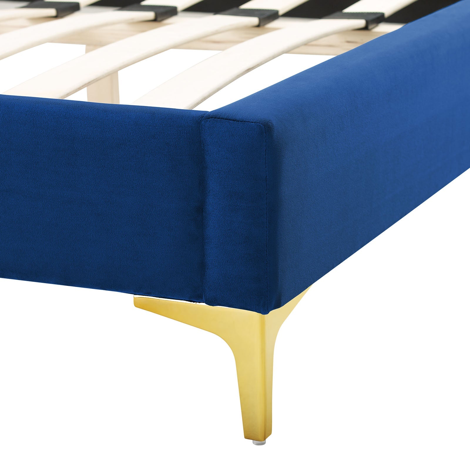 Sunny Performance Velvet Platform Bed