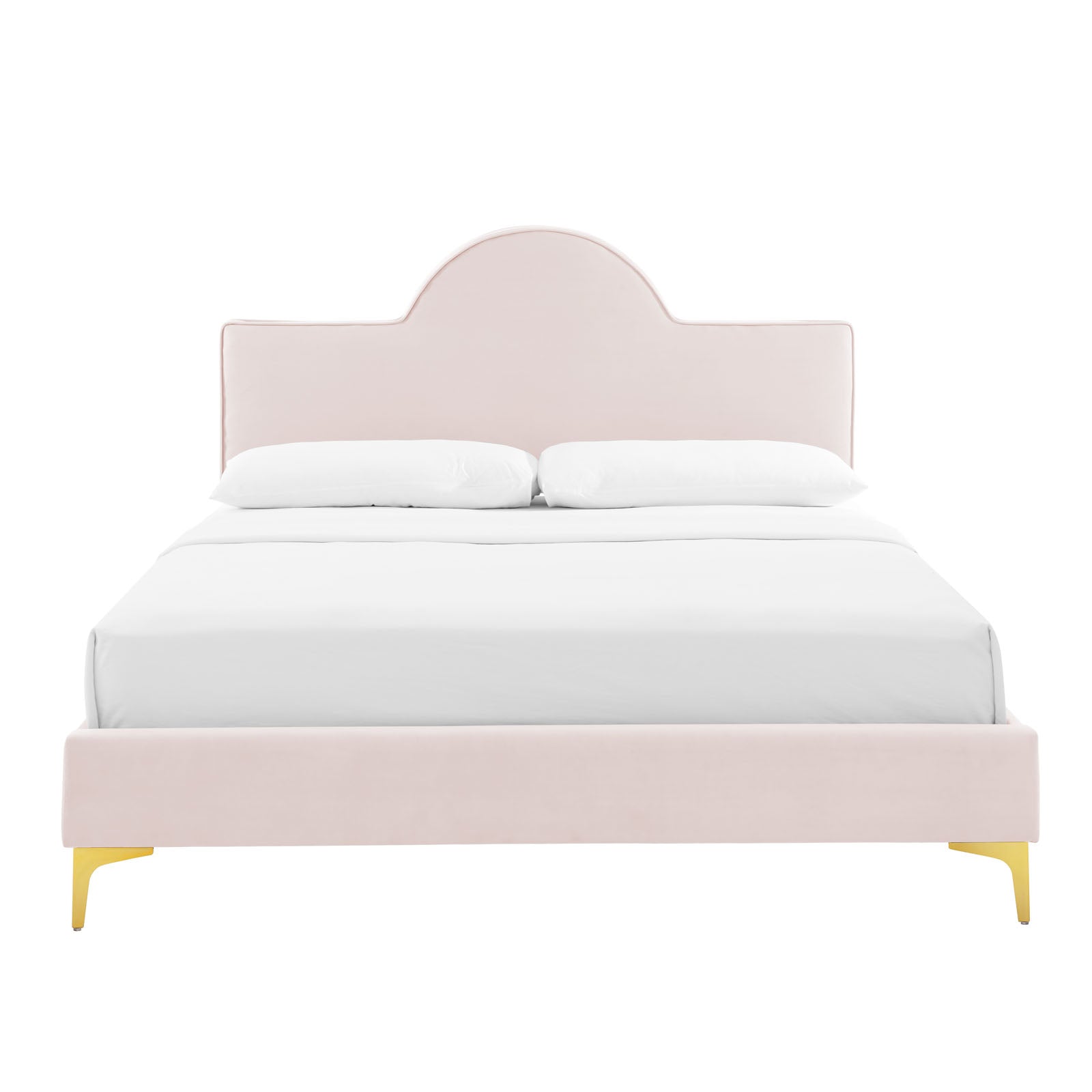 Sunny Performance Velvet Platform Bed