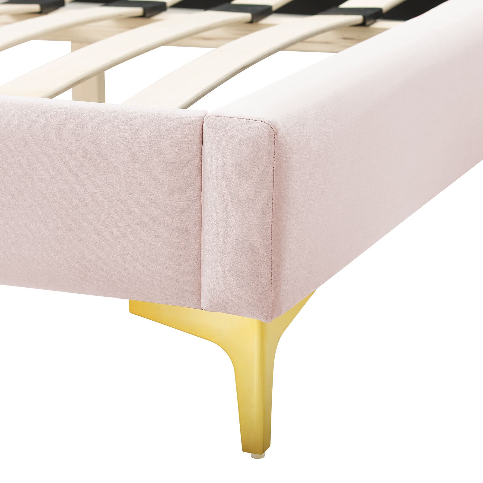 Sunny Performance Velvet Platform Bed