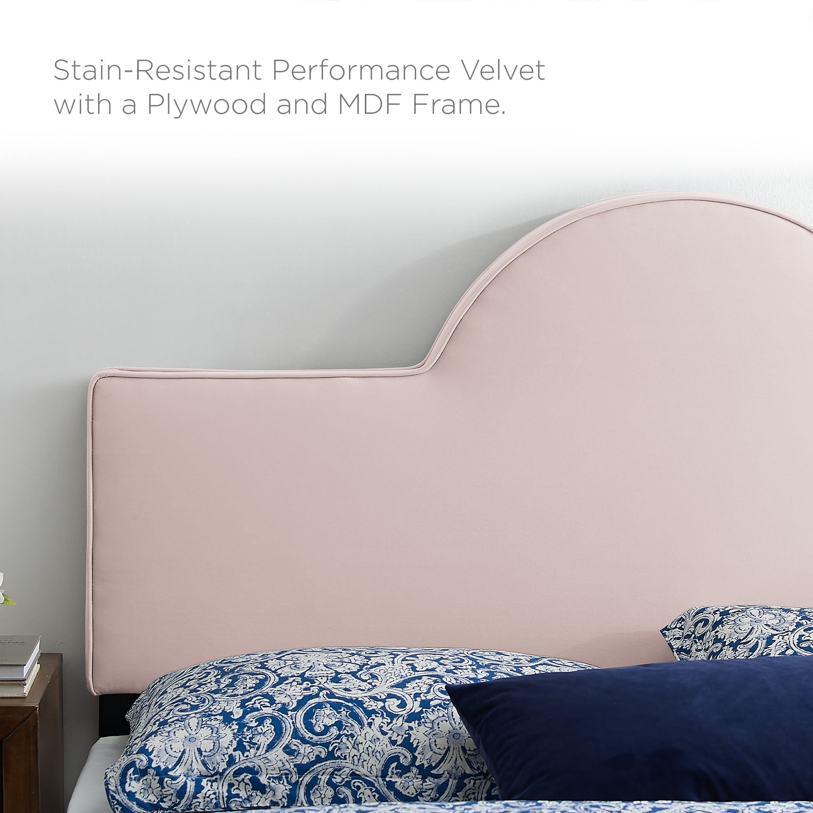 Sunny Performance Velvet Platform Bed