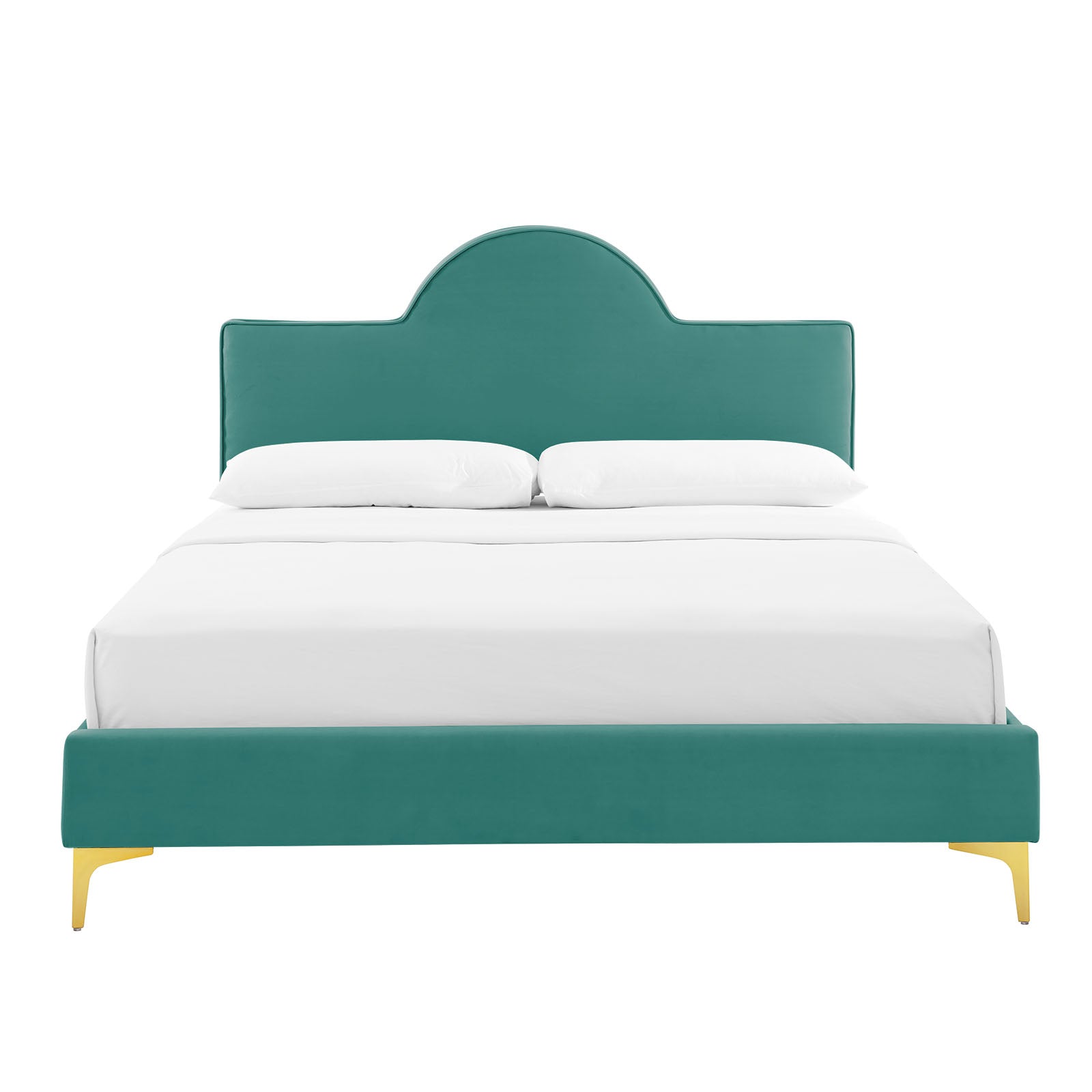 Sunny Performance Velvet Platform Bed