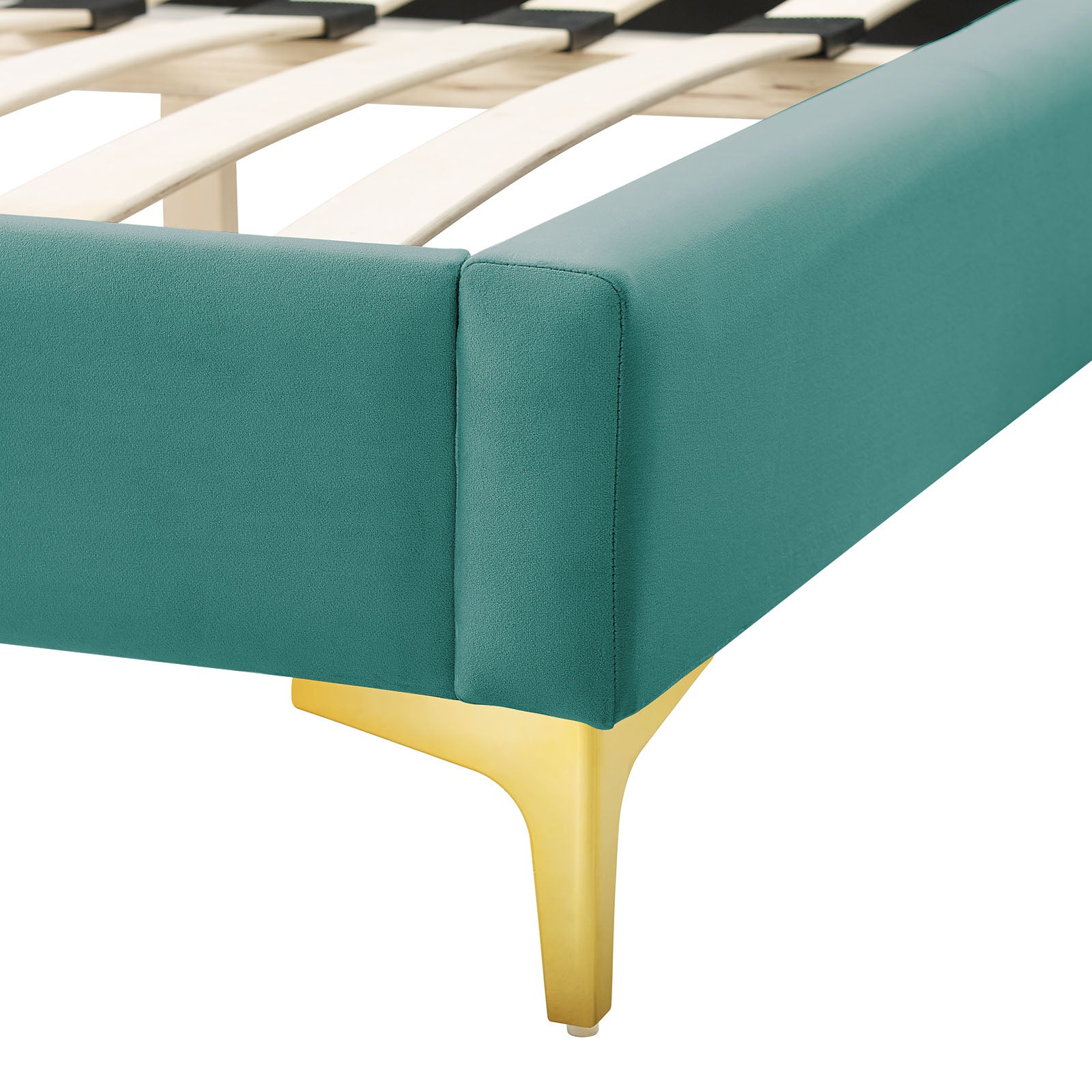 Sunny Performance Velvet Platform Bed