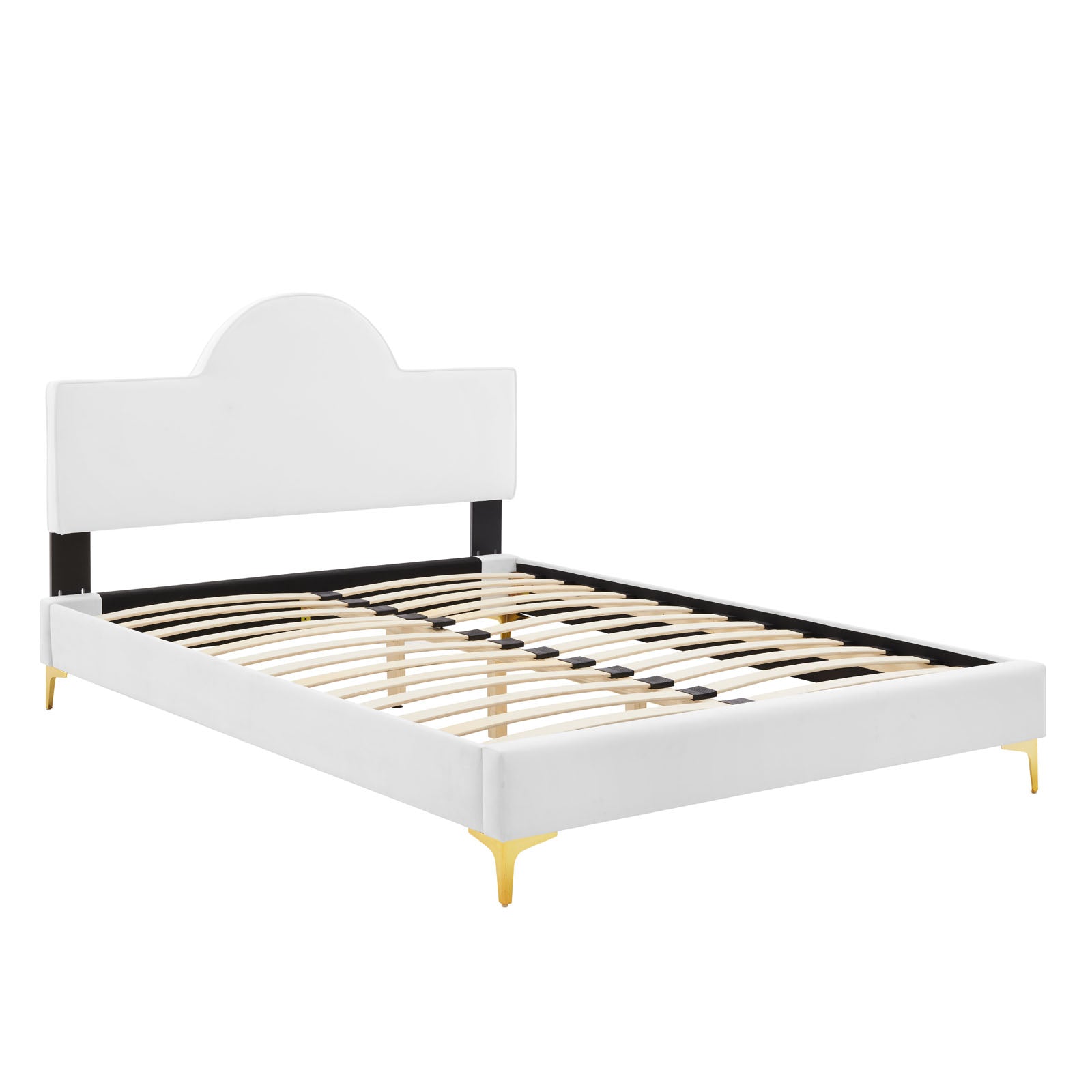 Sunny Performance Velvet Platform Bed
