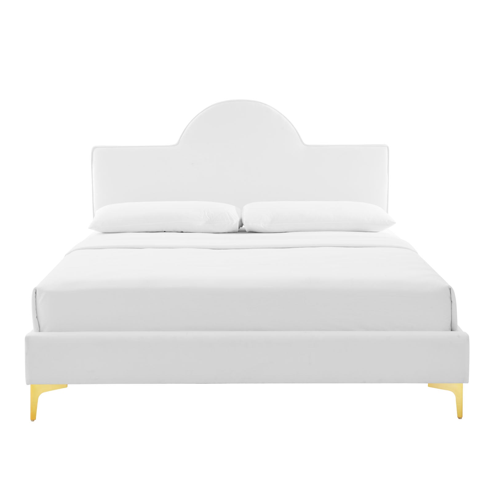 Sunny Performance Velvet Platform Bed