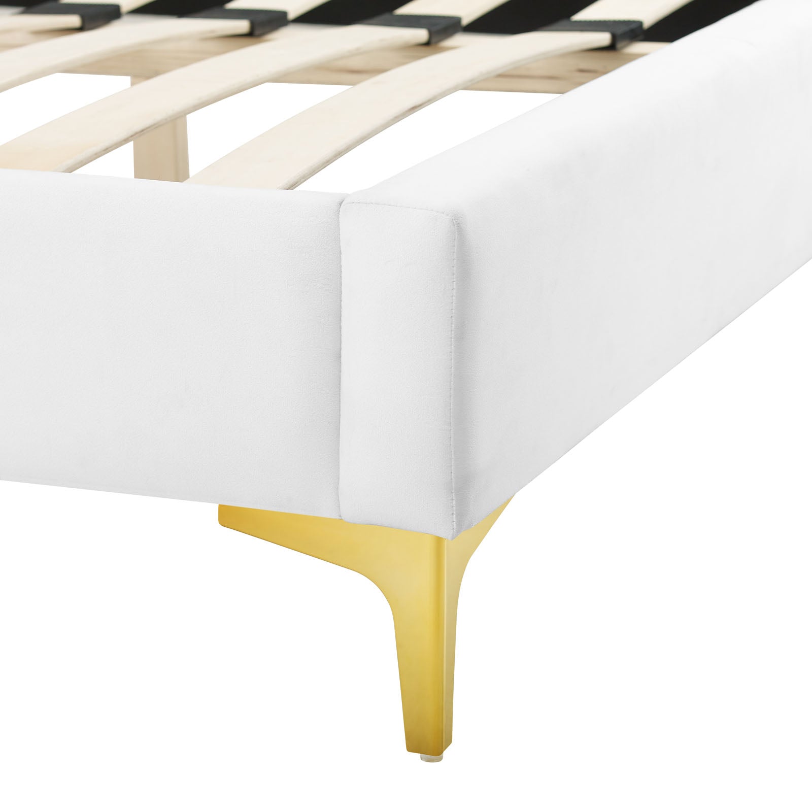 Sunny Performance Velvet Platform Bed