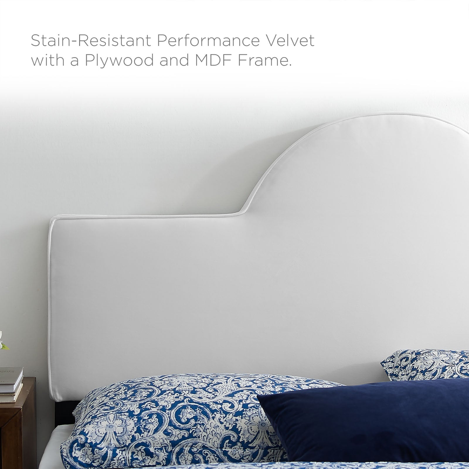 Sunny Performance Velvet Platform Bed