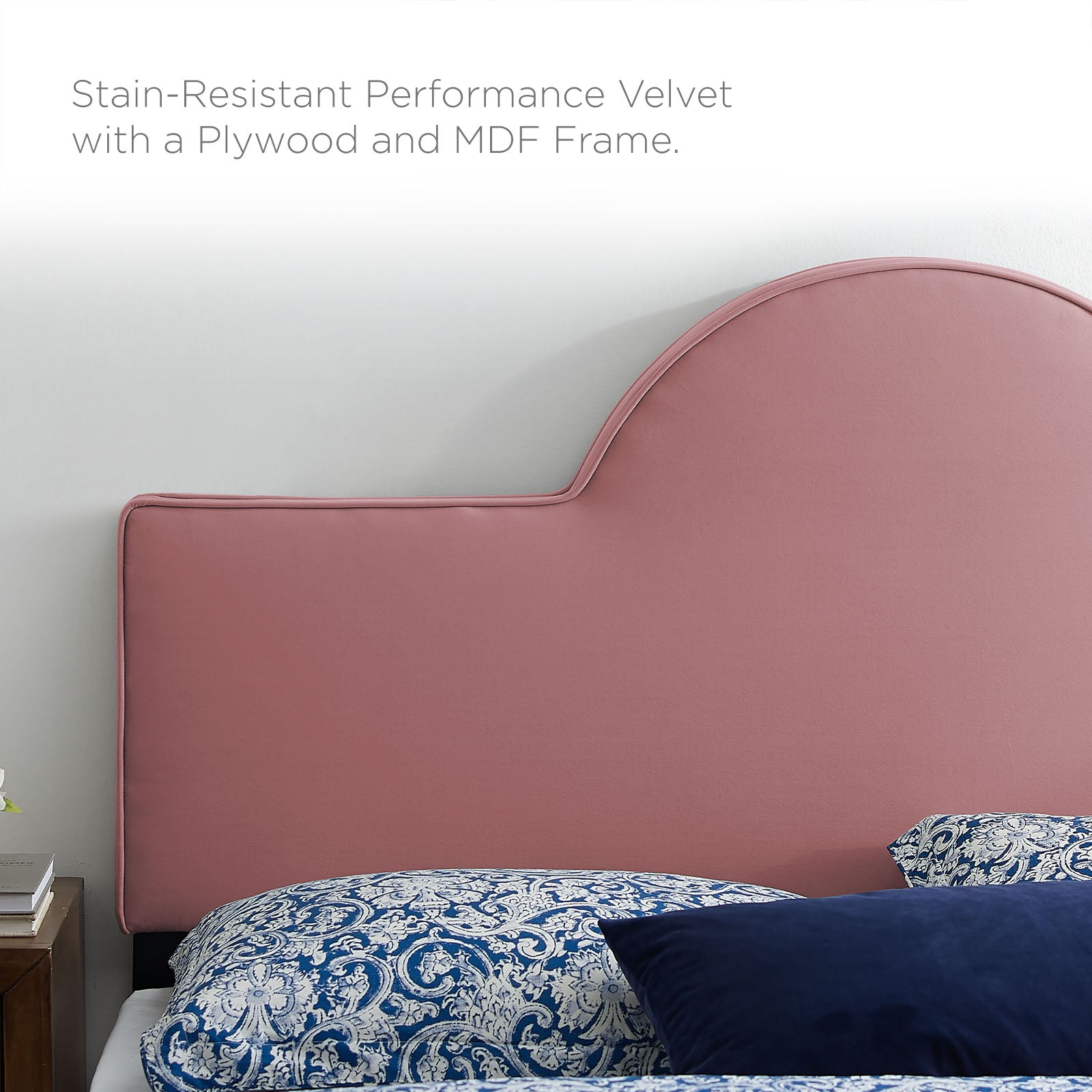 Soleil Performance Velvet Full Bed - East Shore Modern Home Furnishings
