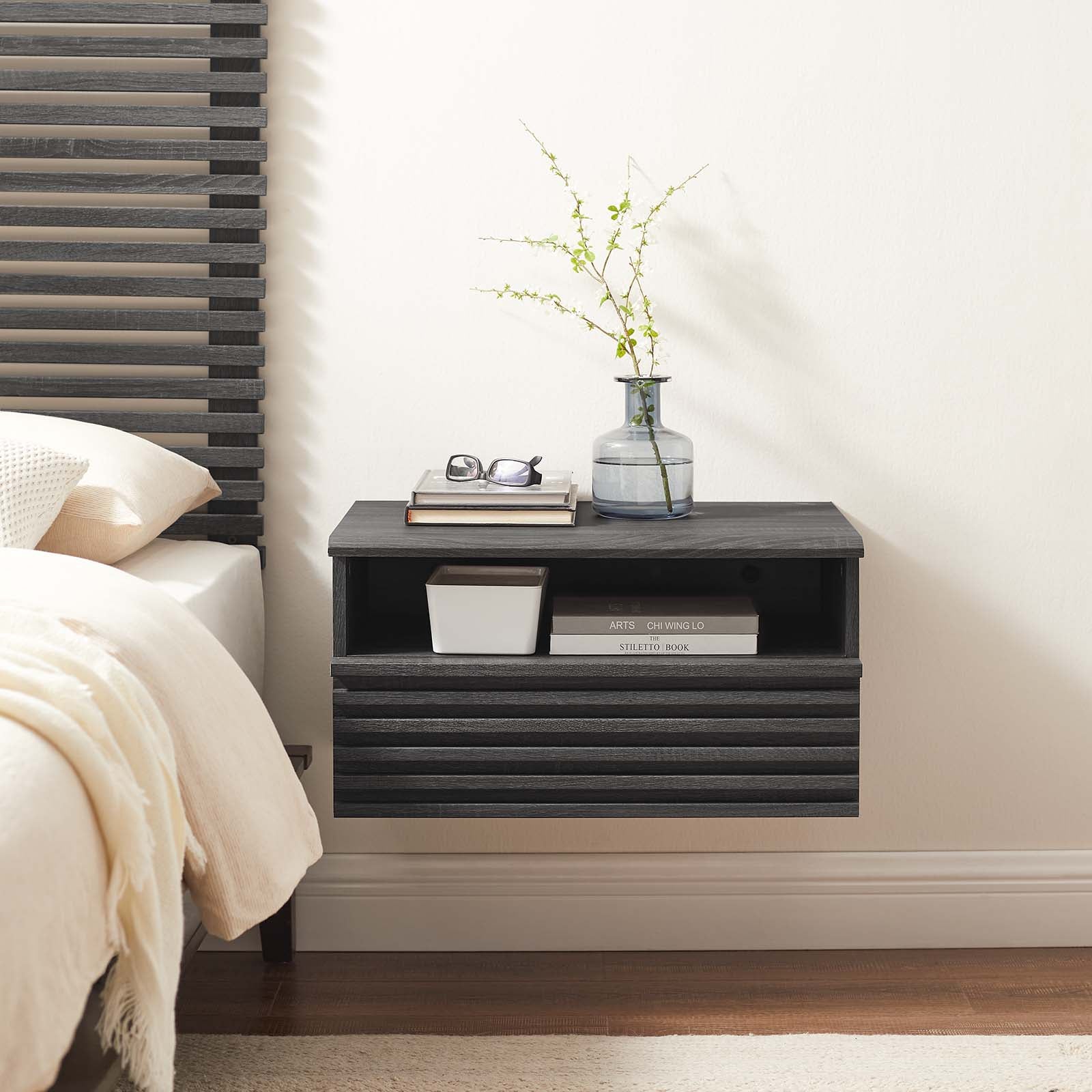 Render Wall-Mount Nightstand - East Shore Modern Home Furnishings