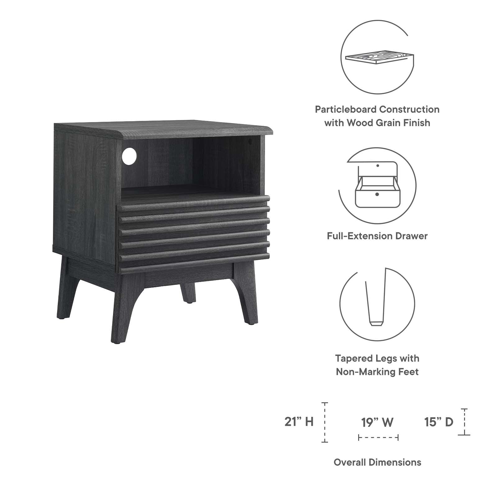 Render Nightstand - East Shore Modern Home Furnishings