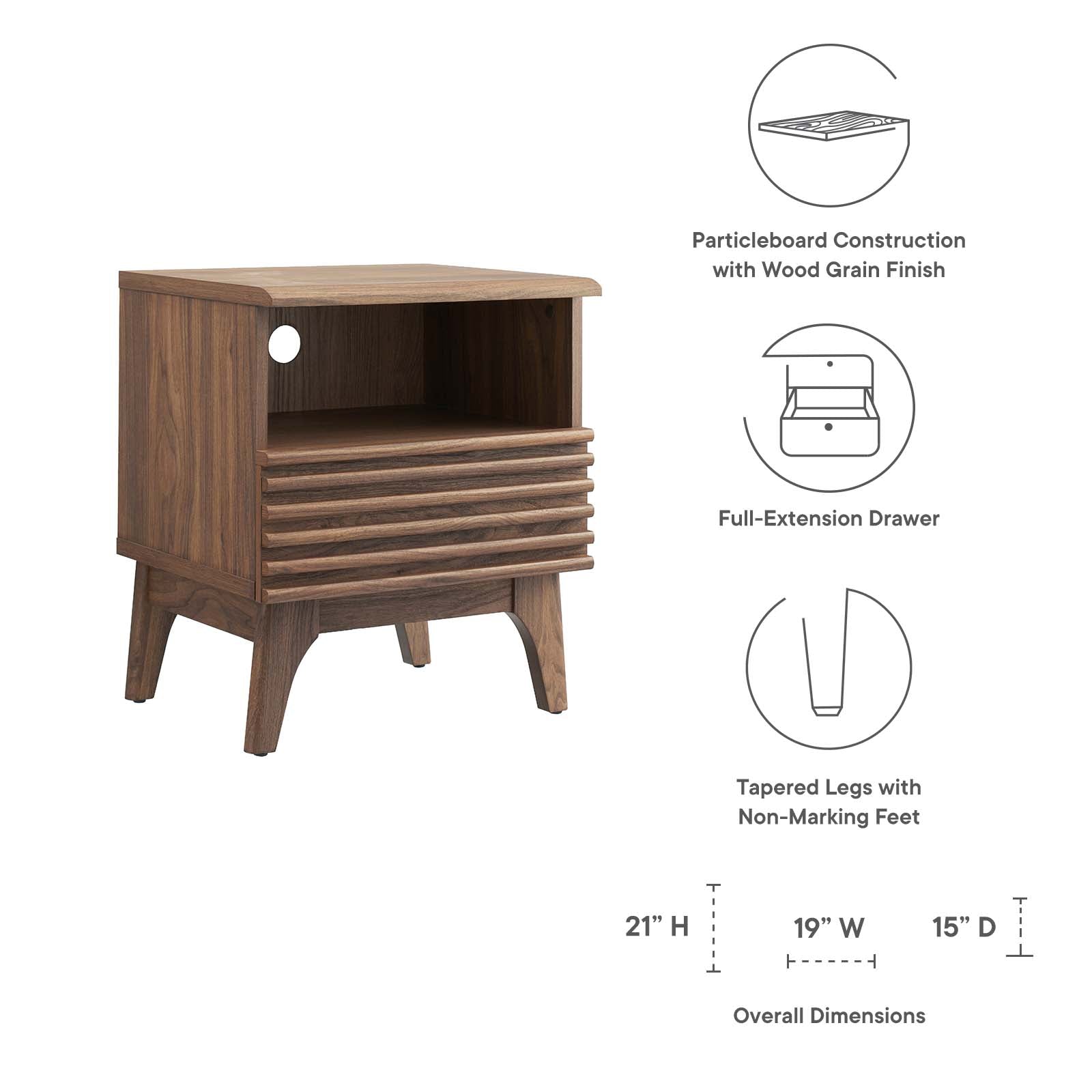 Render Nightstand - East Shore Modern Home Furnishings