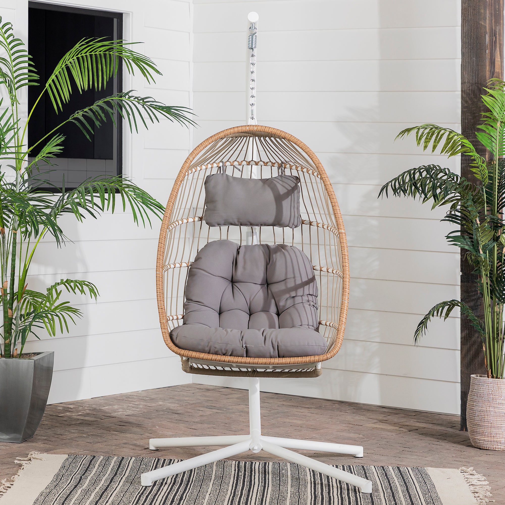 Hammock Swing Chair with Stand - East Shore Modern Home Furnishings