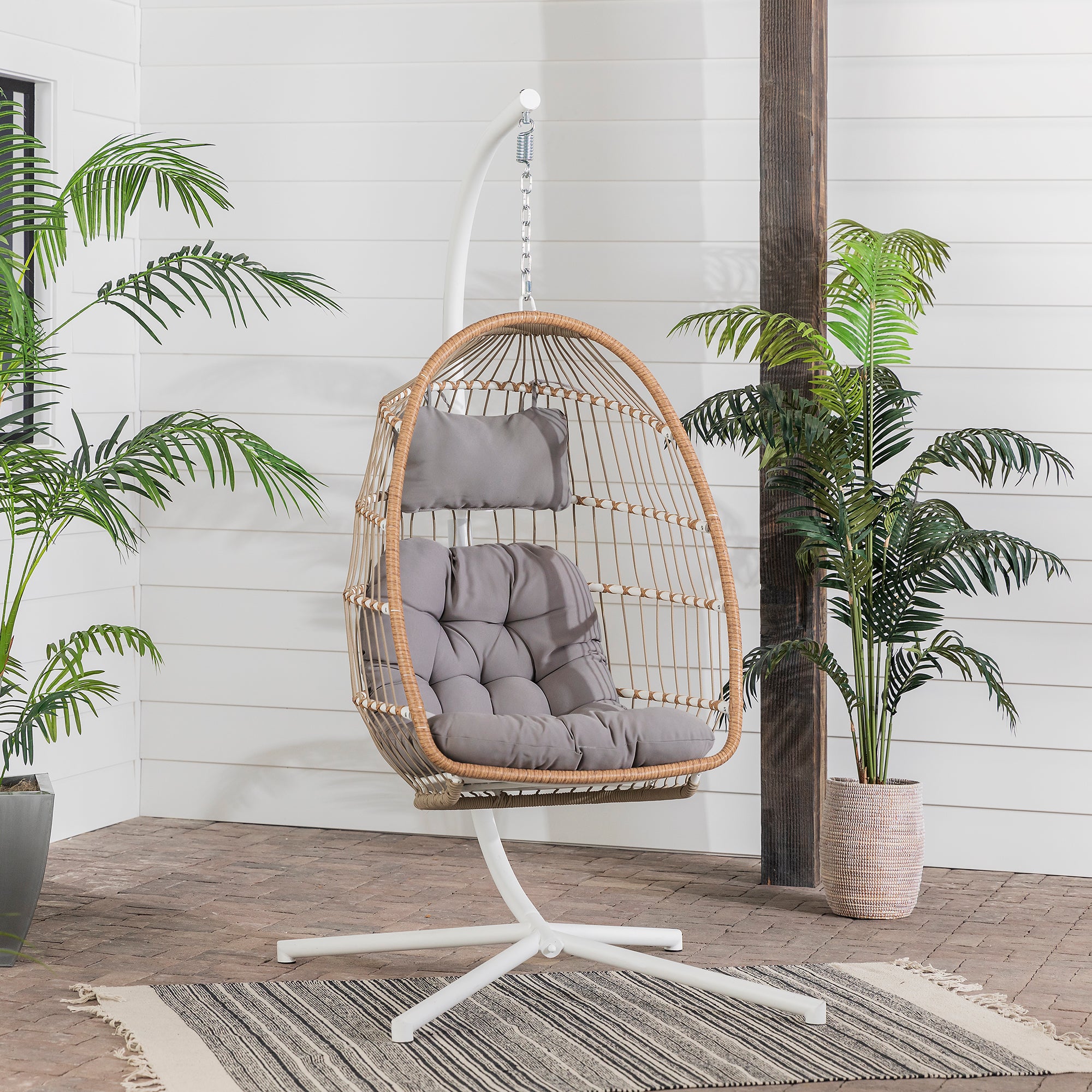 Hammock Swing Chair with Stand - East Shore Modern Home Furnishings