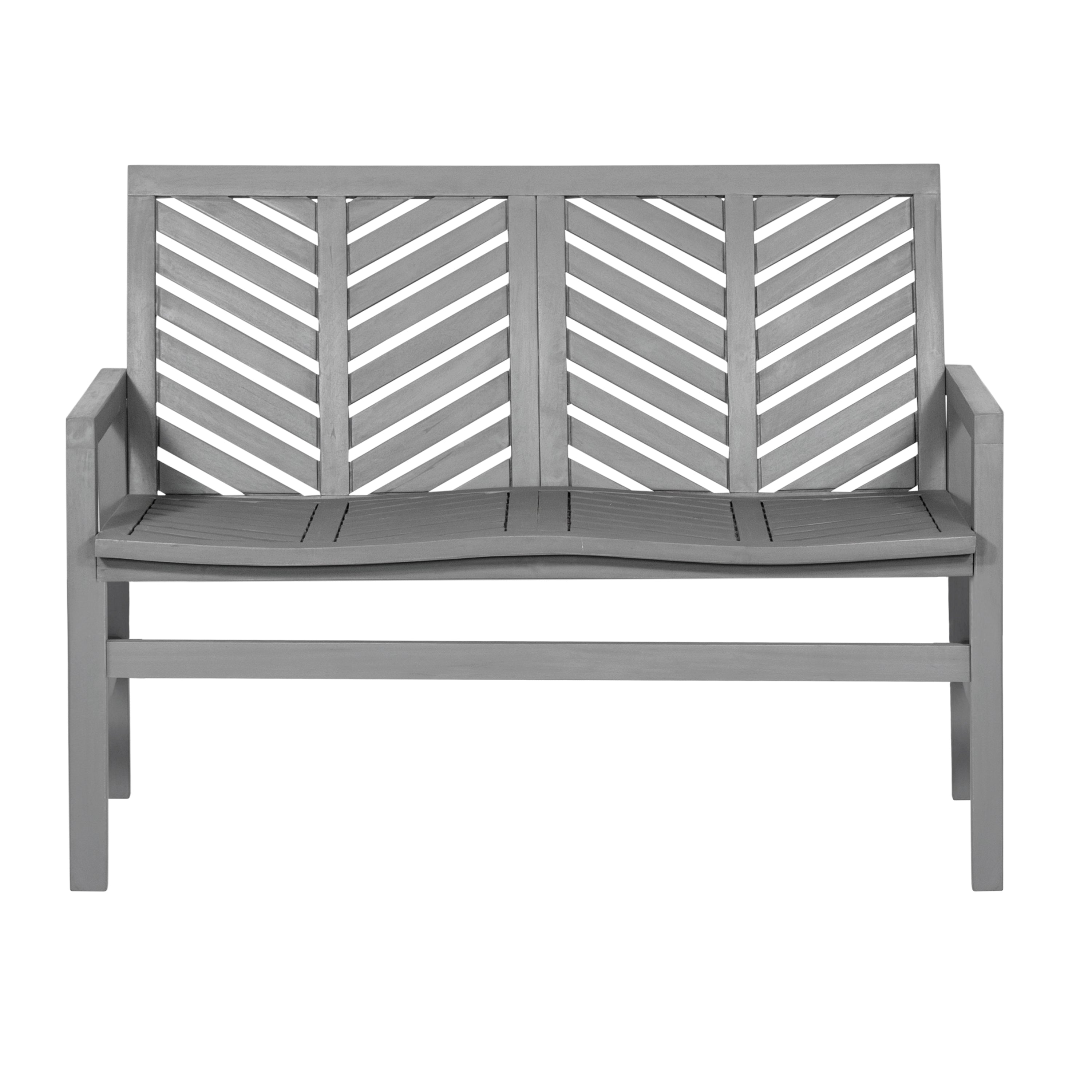 Vincent 48" Patio Wood Loveseat Bench - East Shore Modern Home Furnishings