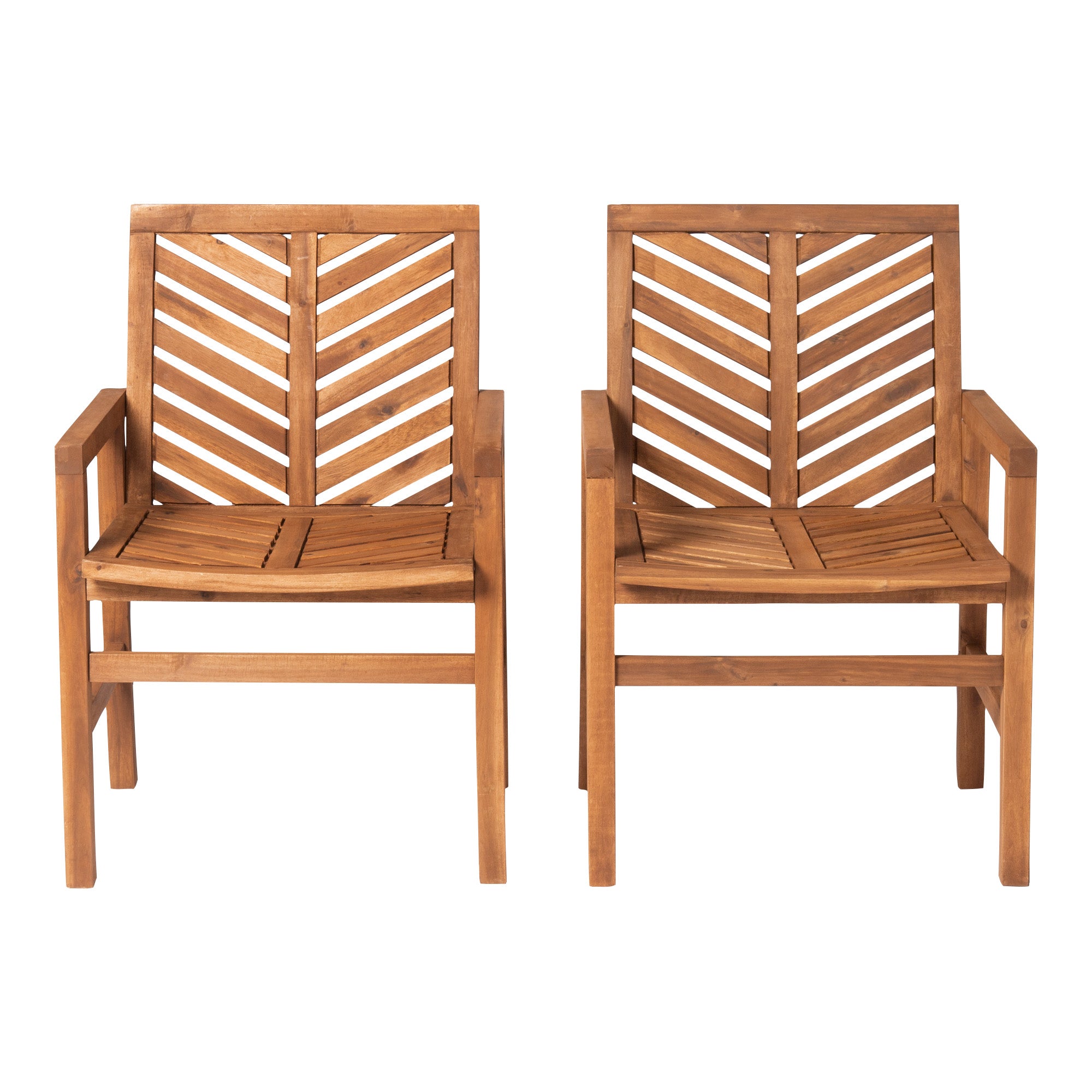 Vincent Patio Wood Chairs, Set of 2 - East Shore Modern Home Furnishings