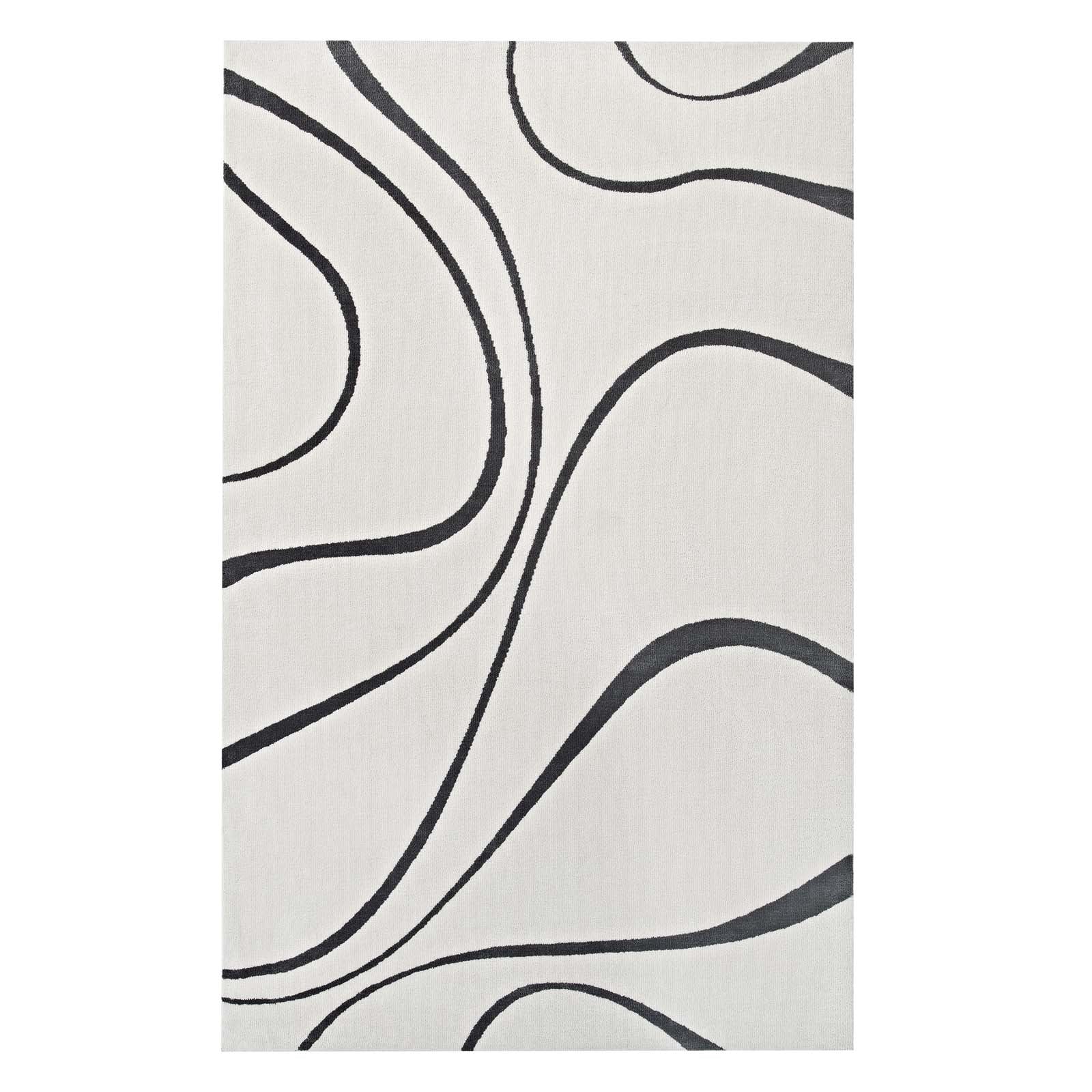 Therese Abstract Swirl Area Rug