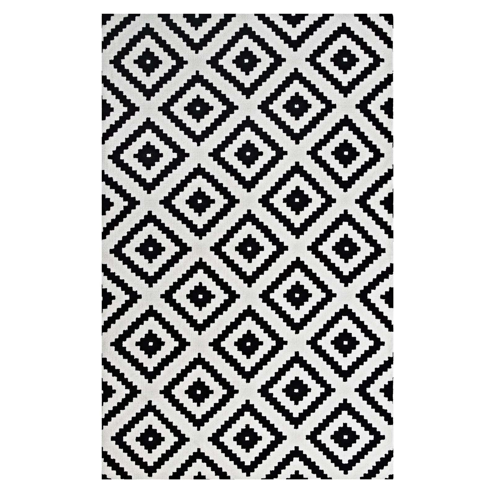 Alika Abstract Diamond Trellis Area Rug - East Shore Modern Home Furnishings