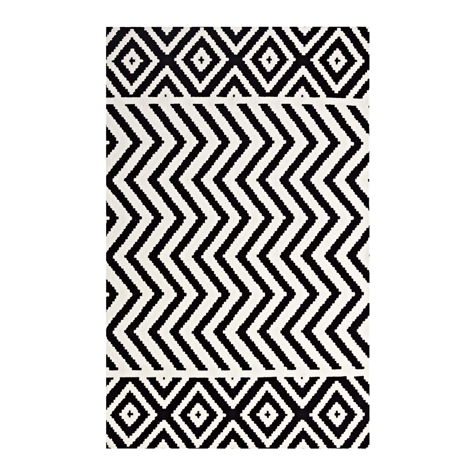 Ailani Geometric Chevron / Diamond Area Rug - East Shore Modern Home Furnishings