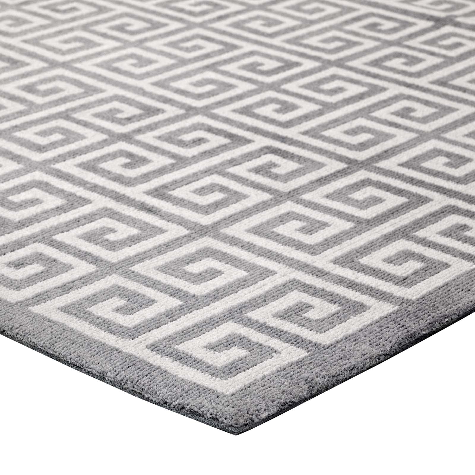 Freydis Greek Key Area Rug - East Shore Modern Home Furnishings