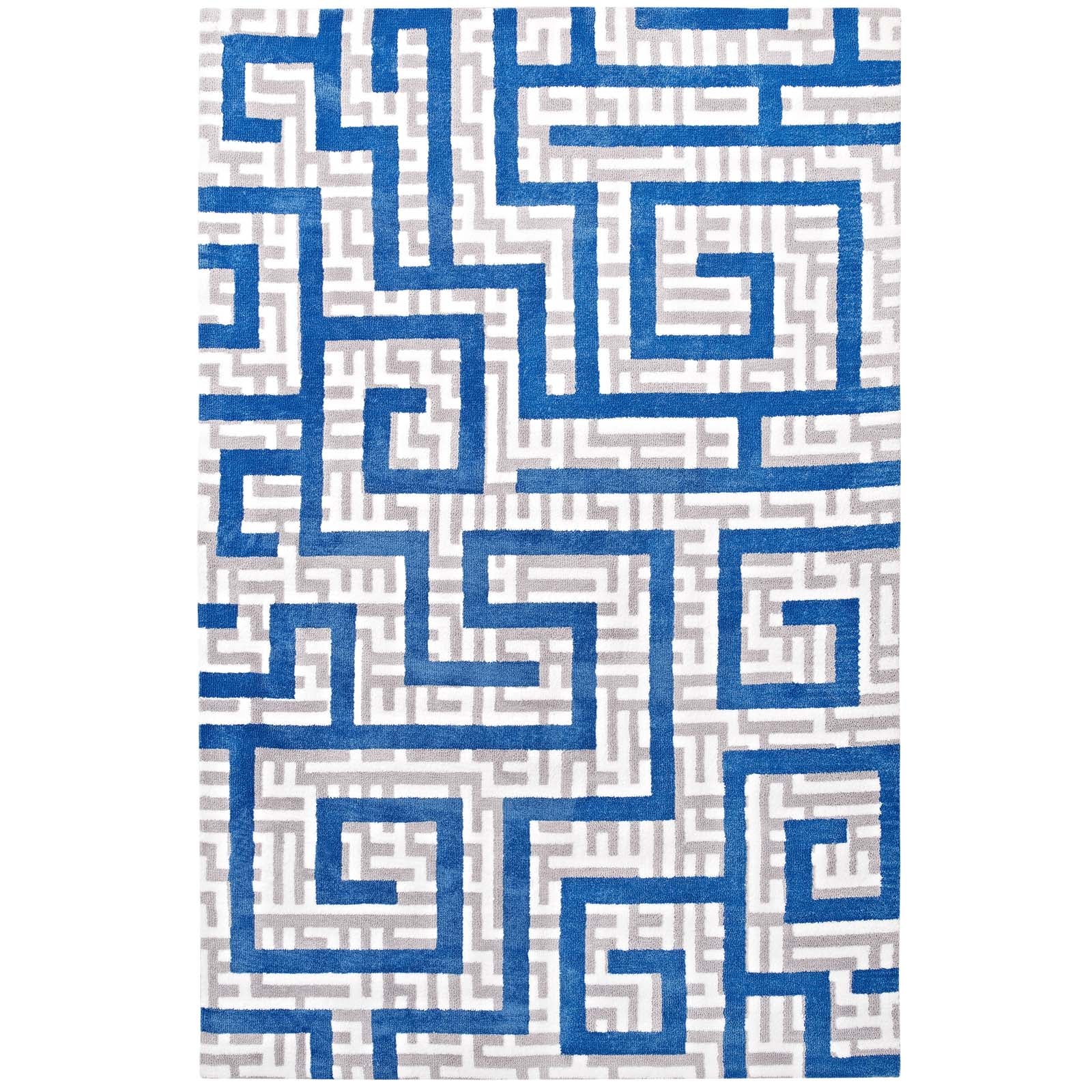 Nahia Geometric Maze Area Rug - East Shore Modern Home Furnishings