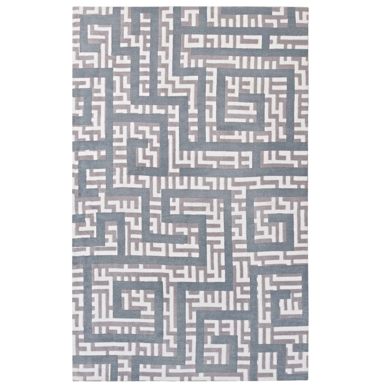 Nahia Geometric Maze Area Rug - East Shore Modern Home Furnishings