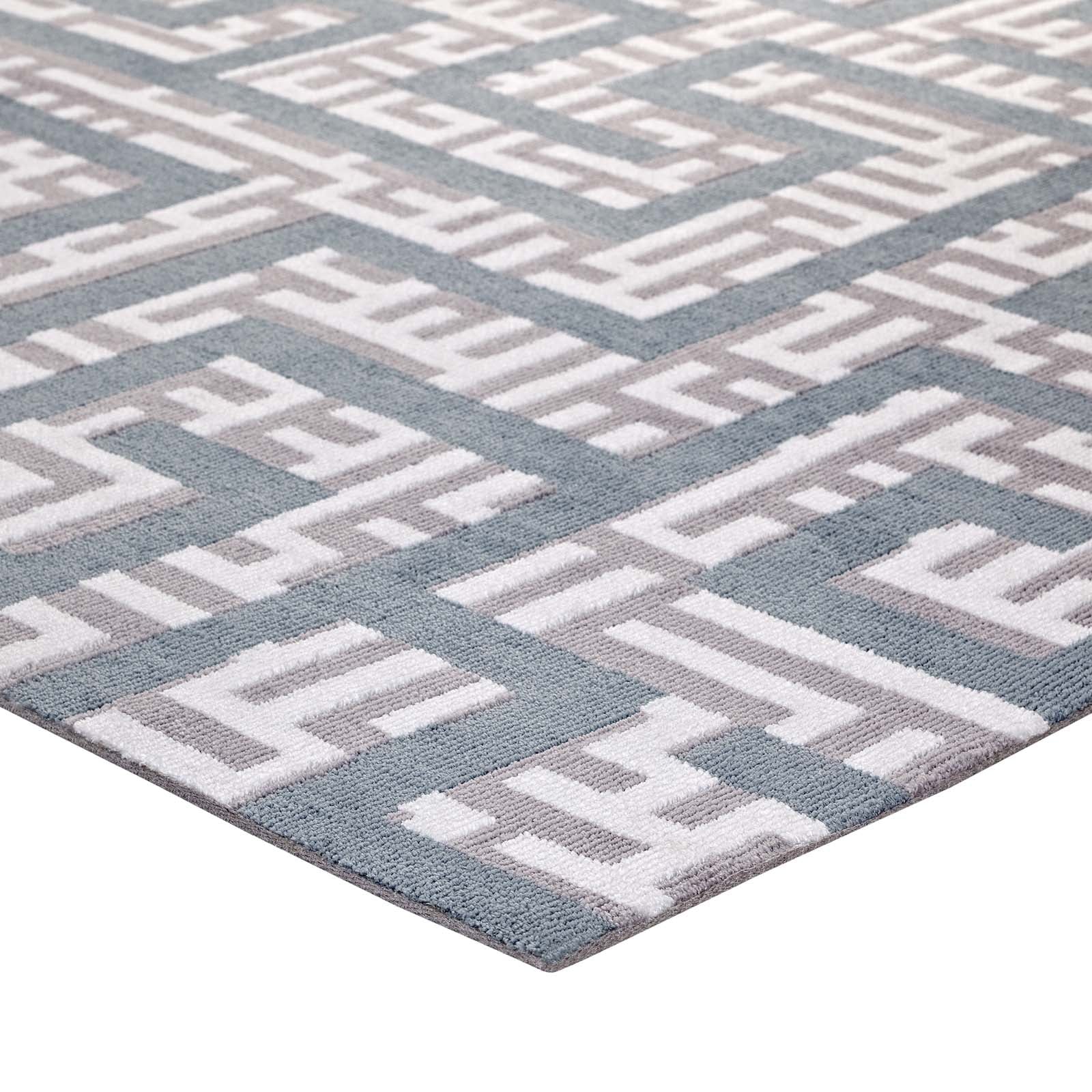 Nahia Geometric Maze Area Rug - East Shore Modern Home Furnishings