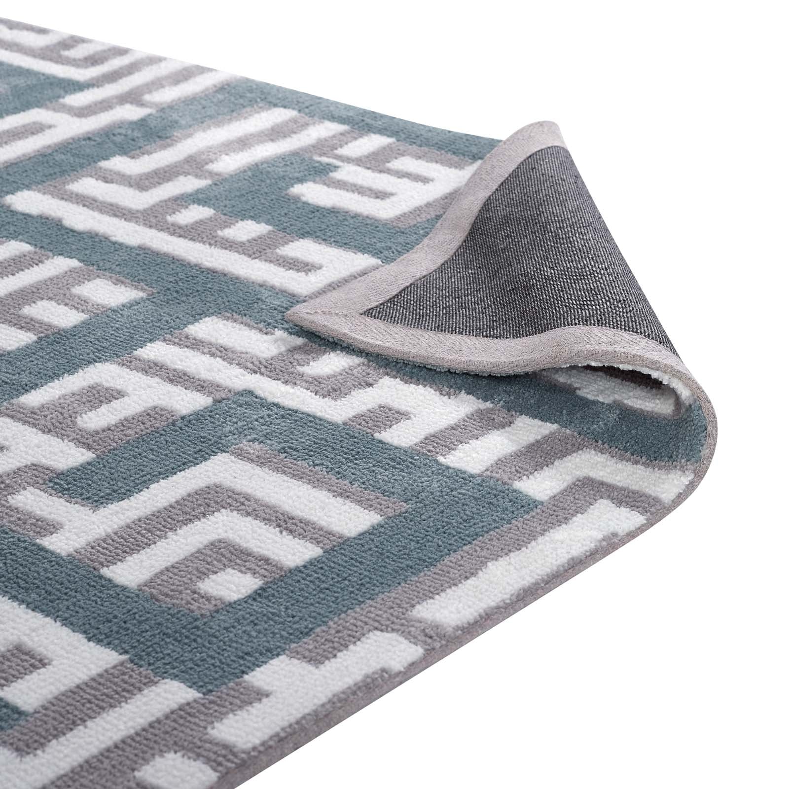 Nahia Geometric Maze Area Rug - East Shore Modern Home Furnishings