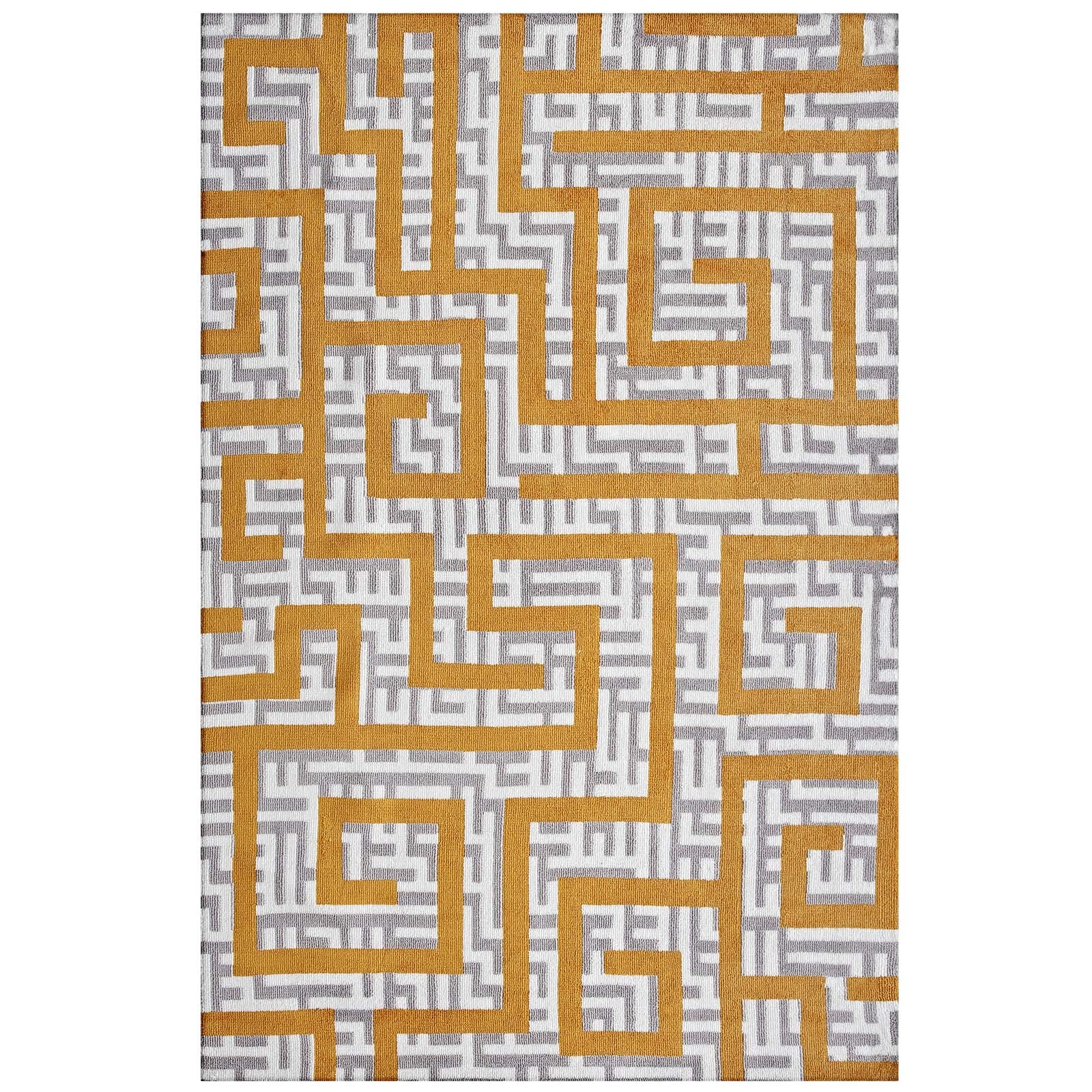 Nahia Geometric Maze Area Rug - East Shore Modern Home Furnishings