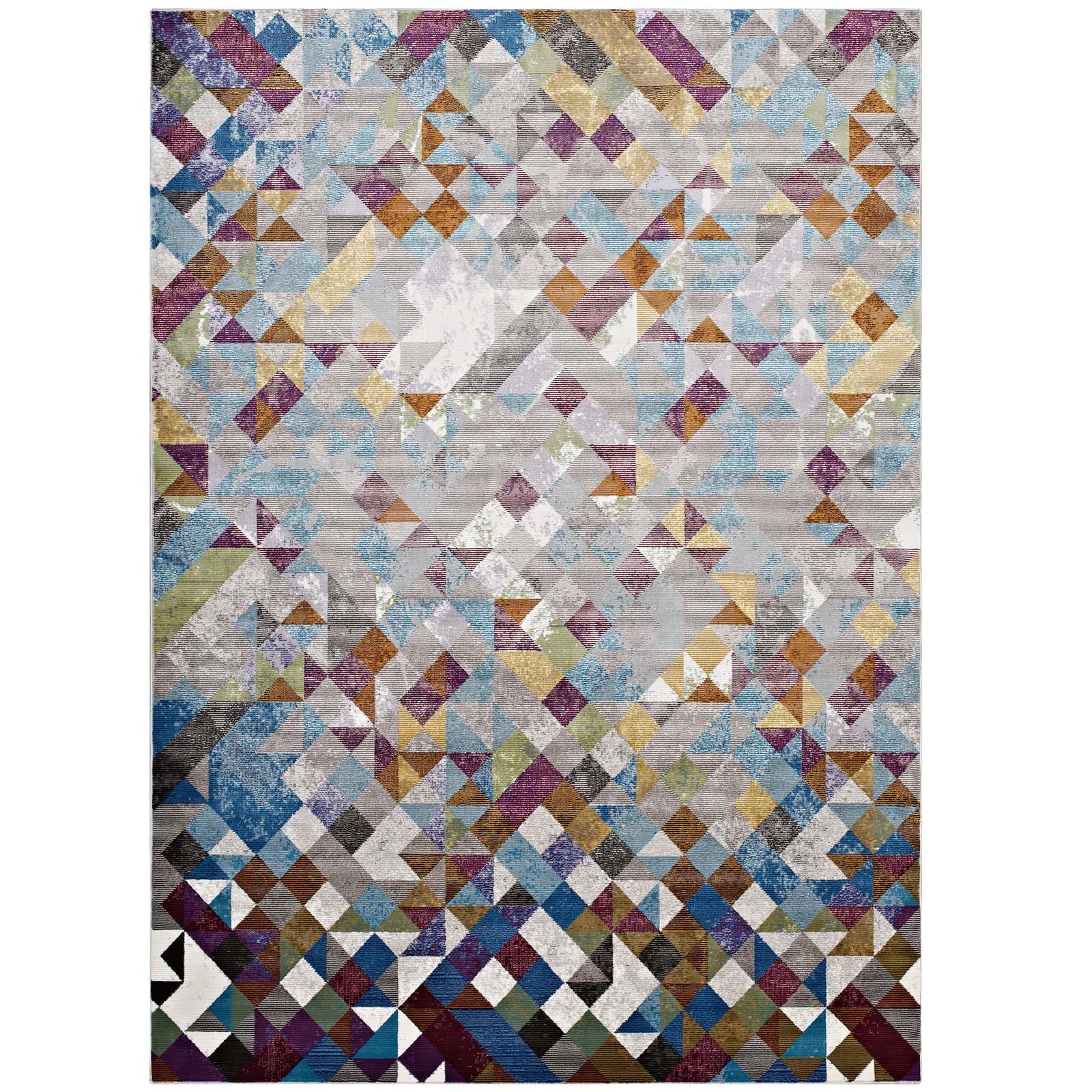 Lavendula Triangle Mosaic Area Rug