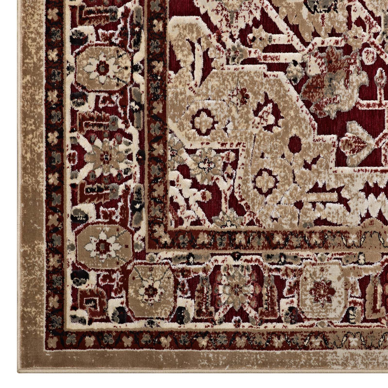 Grania Ornate Vintage Floral Turkish Area Rug - East Shore Modern Home Furnishings