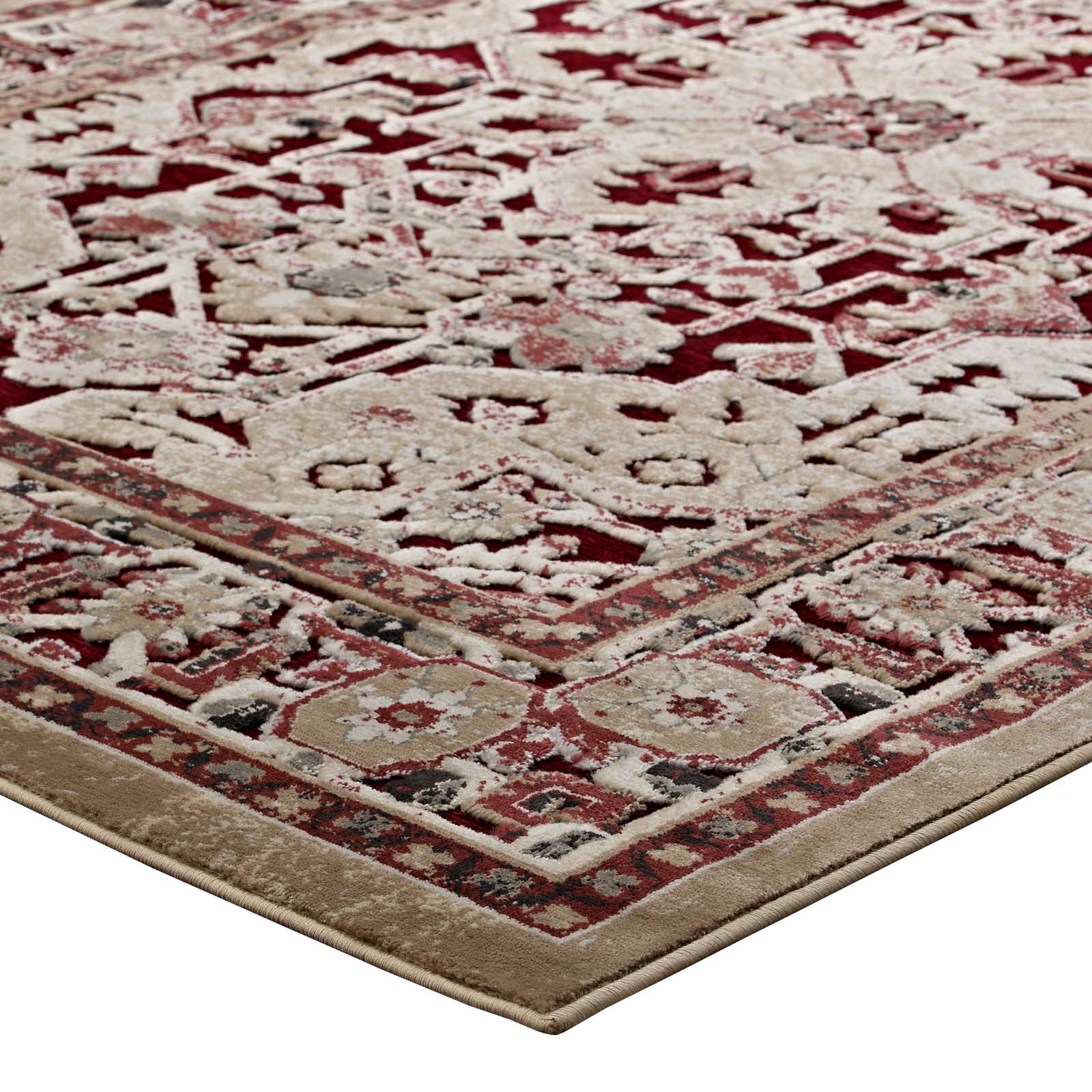 Grania Ornate Vintage Floral Turkish Area Rug - East Shore Modern Home Furnishings