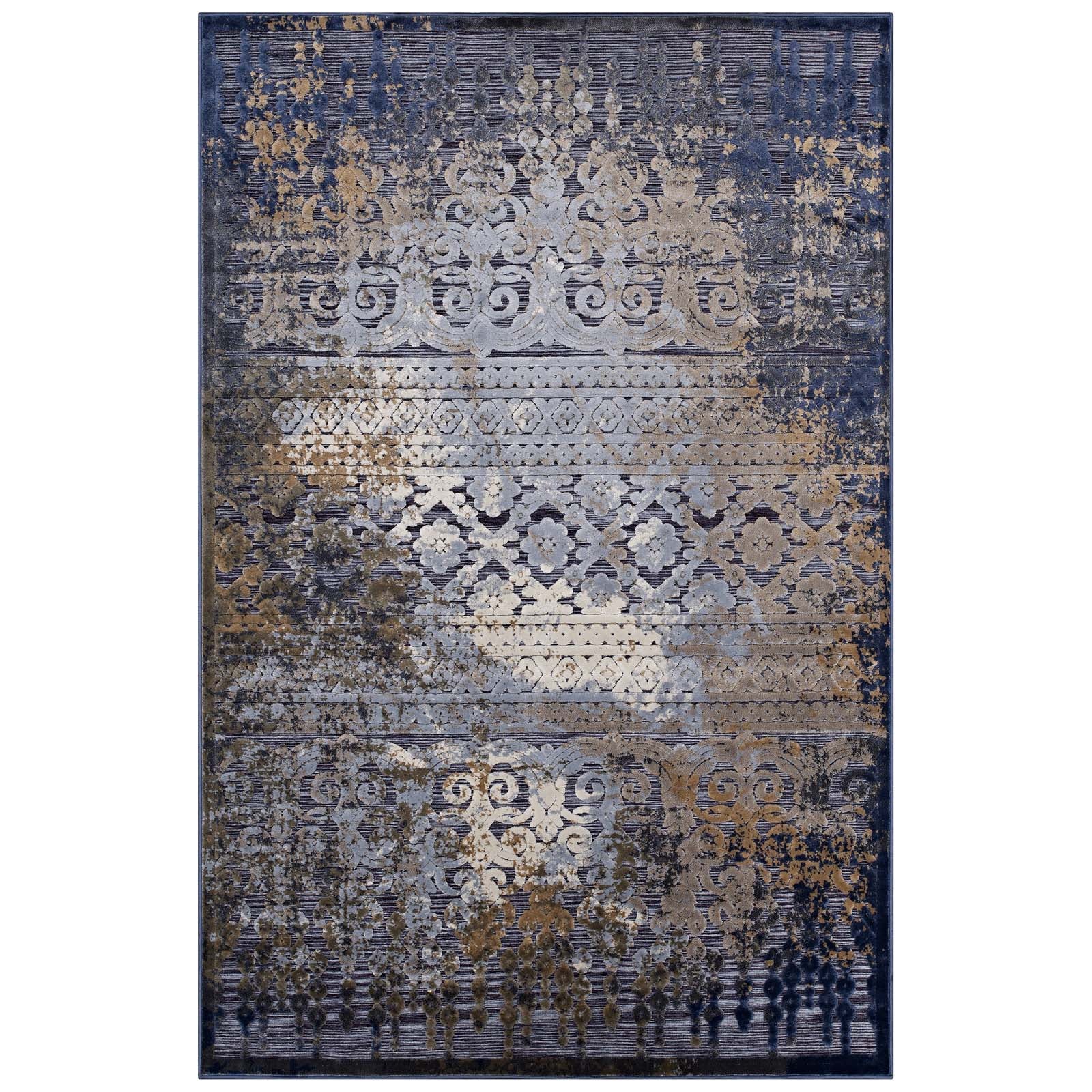 Kalene Distressed Vintage Turkish 8X10 Area Rug - East Shore Modern Home Furnishings