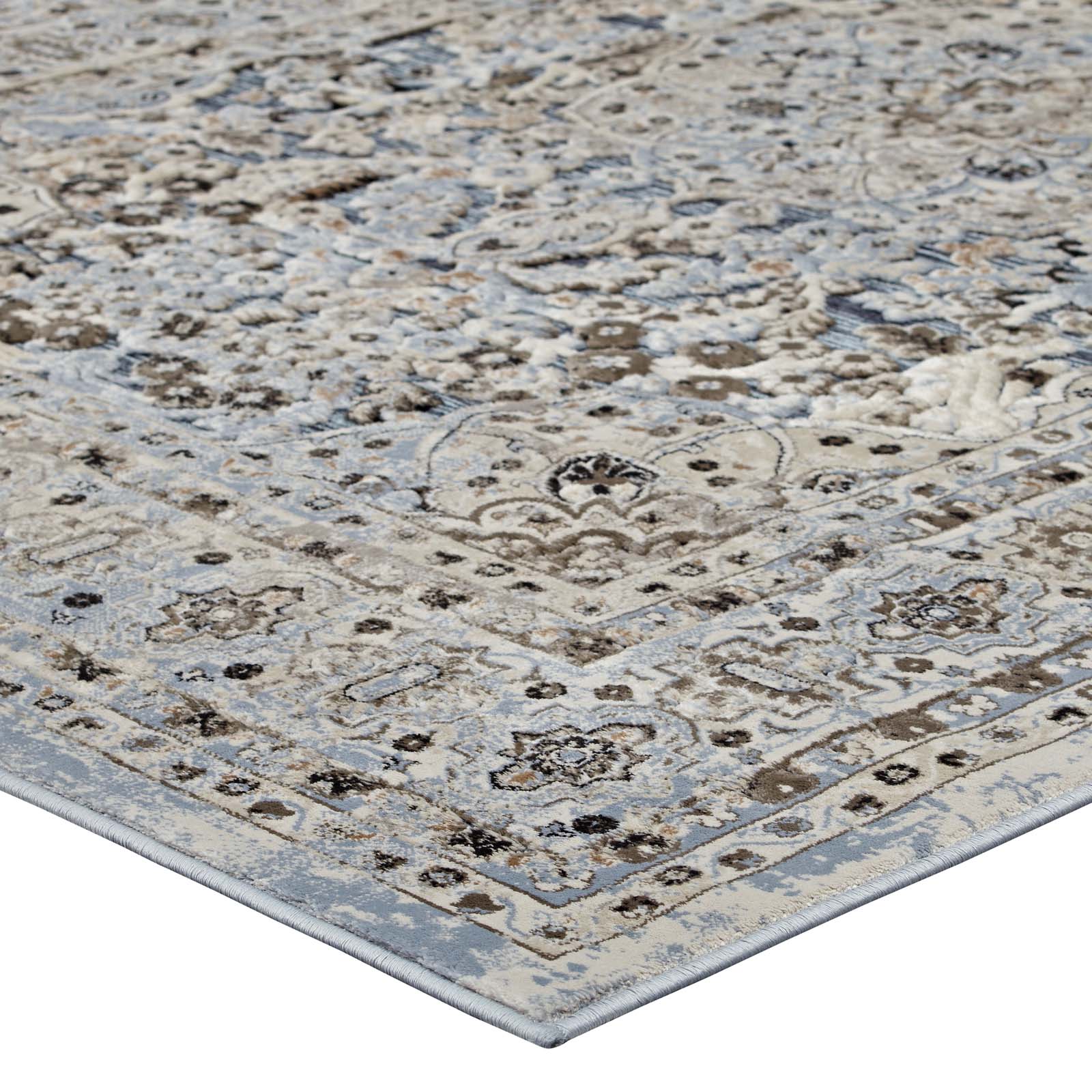 Elqenna Ornate Vintage Floral Turkish 5x8 Area Rug - East Shore Modern Home Furnishings