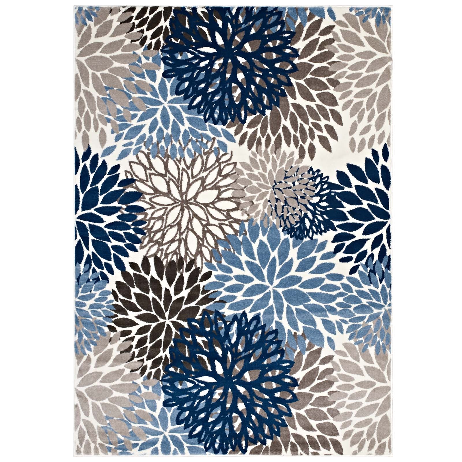 Calithea Vintage Classic Abstract Floral Area Rug - East Shore Modern Home Furnishings