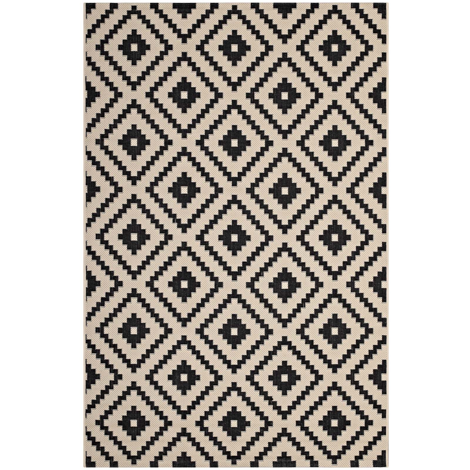 Perplex  Geometric Diamond Trellis Indoor and Outdoor Area Rug - East Shore Modern Home Furnishings