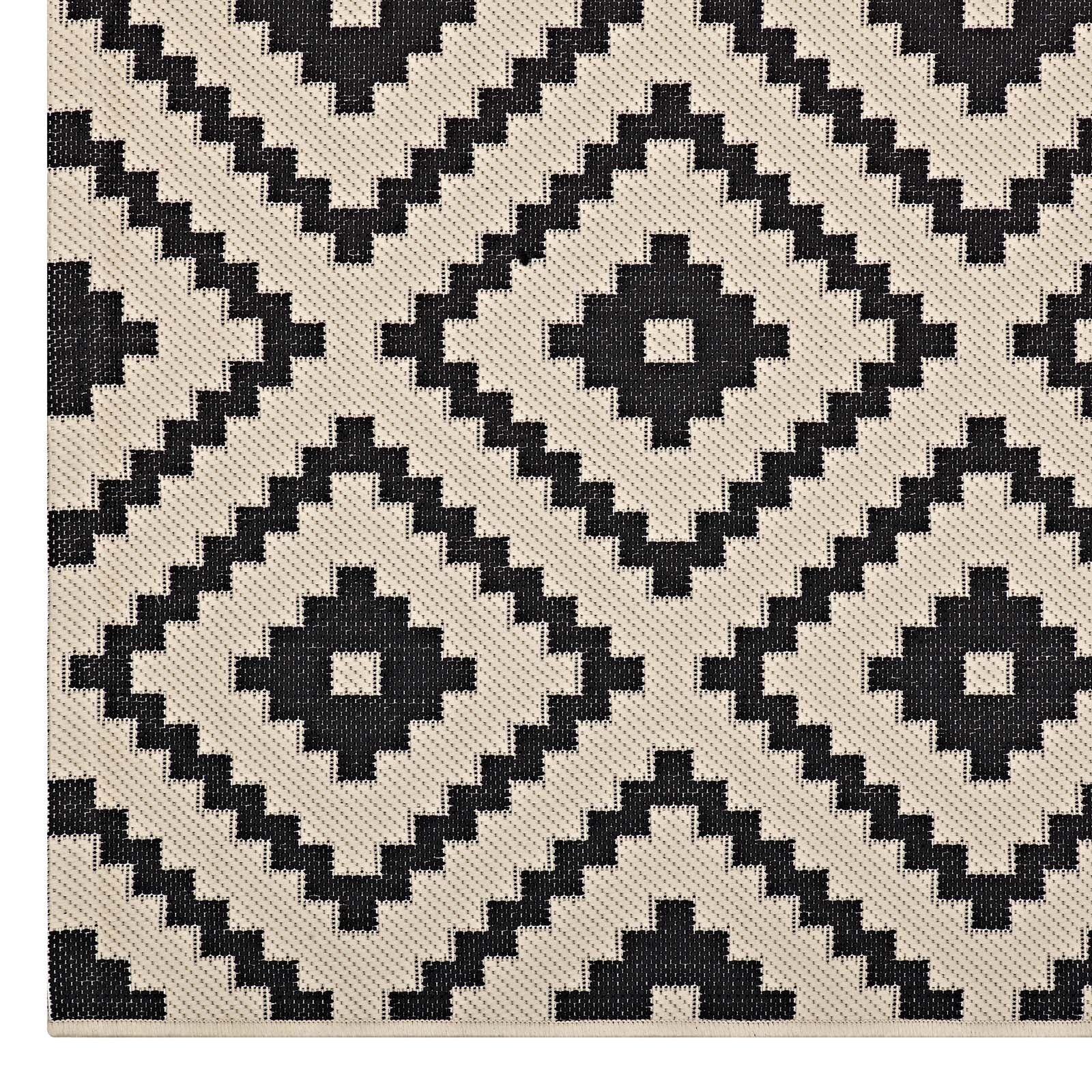 Perplex  Geometric Diamond Trellis Indoor and Outdoor Area Rug - East Shore Modern Home Furnishings