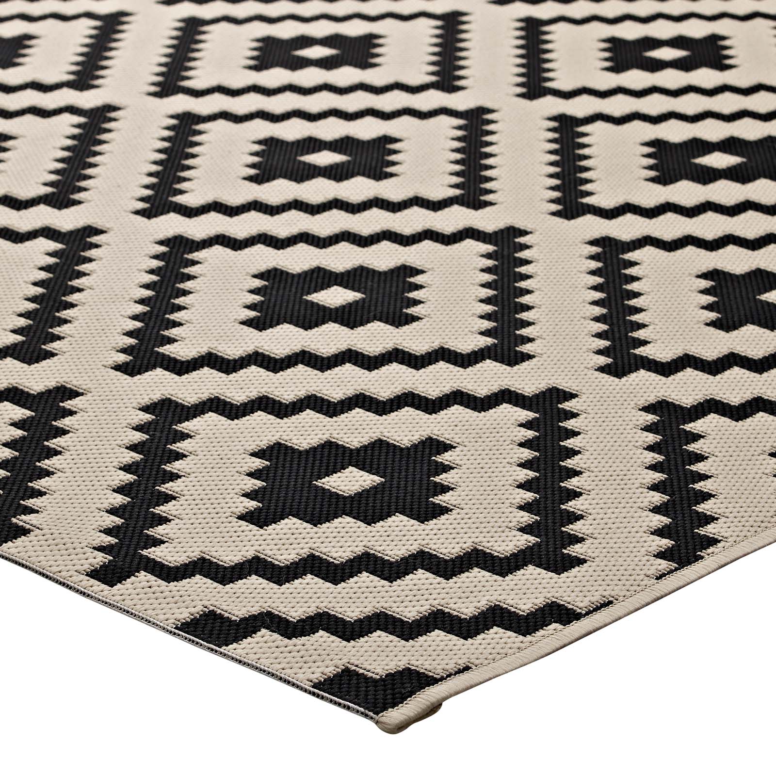 Perplex  Geometric Diamond Trellis Indoor and Outdoor Area Rug - East Shore Modern Home Furnishings