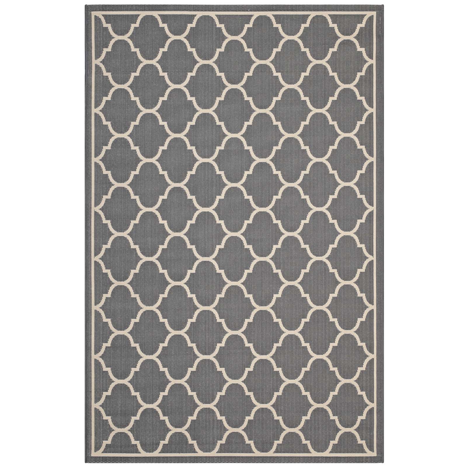 Avena Moroccan Quatrefoil Trellis Indoor and Outdoor Area Rug - East Shore Modern Home Furnishings