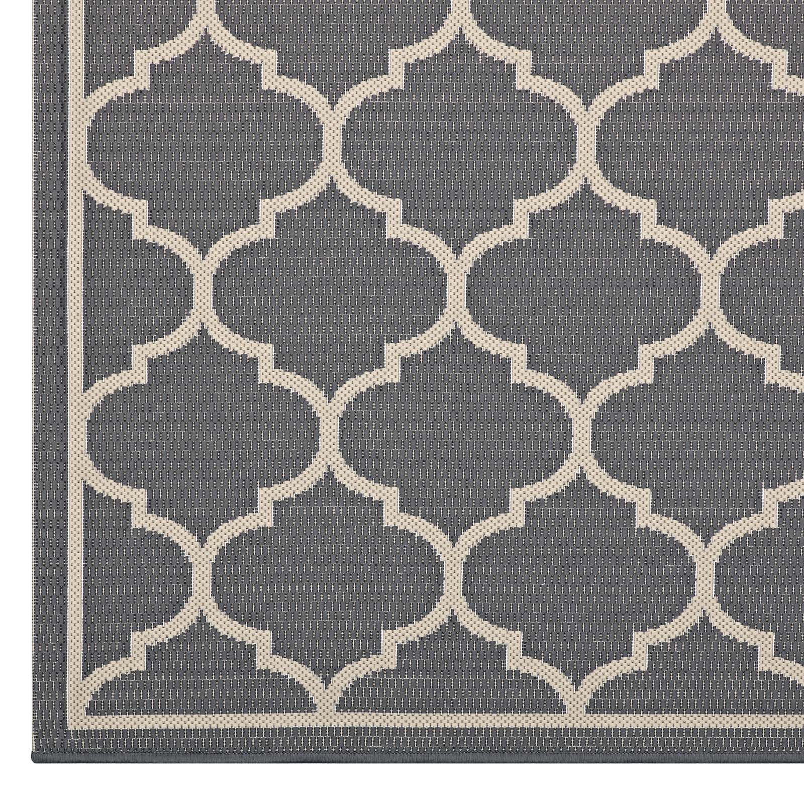 Avena Moroccan Quatrefoil Trellis Indoor and Outdoor Area Rug - East Shore Modern Home Furnishings