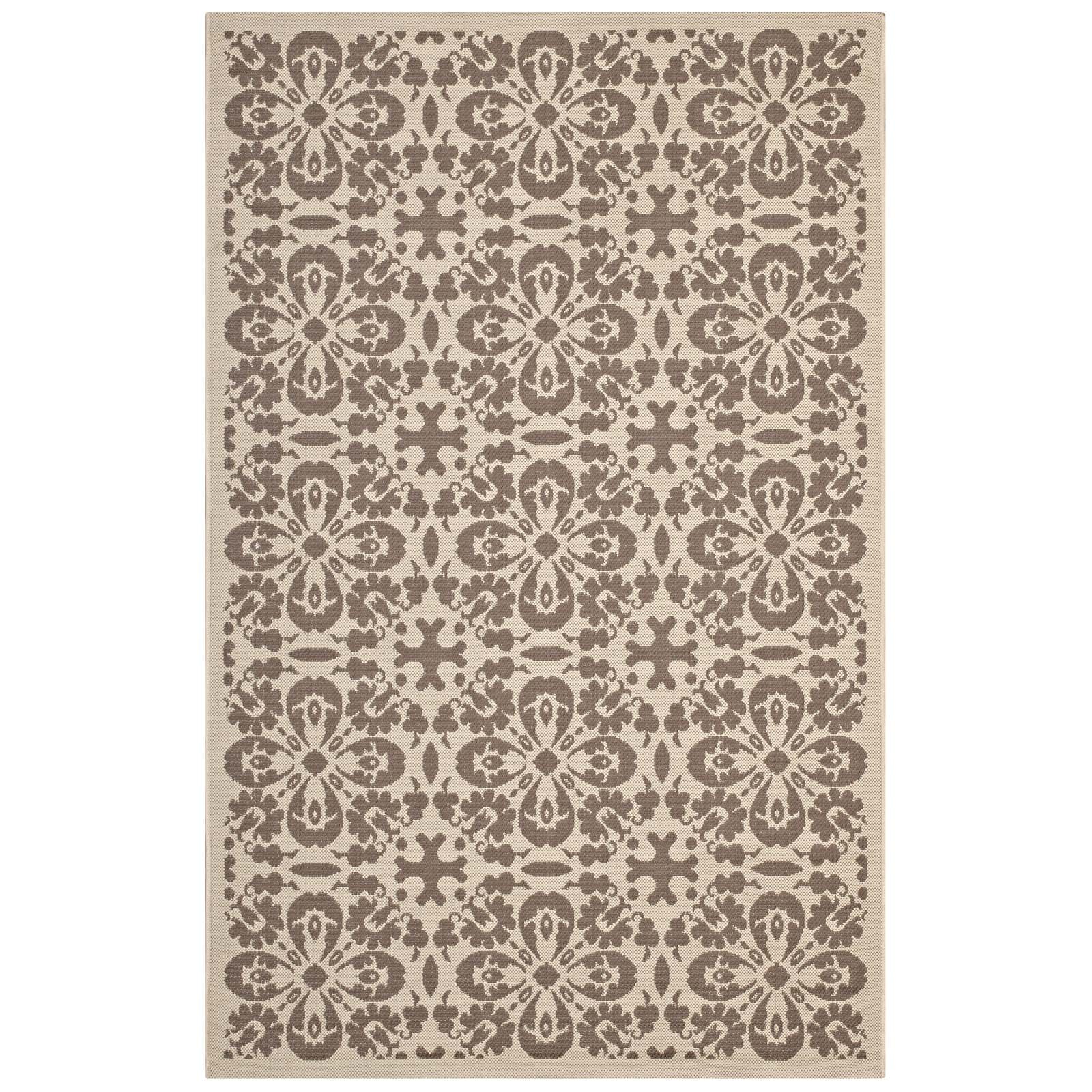 Ariana Vintage Floral Trellis Indoor and Outdoor Area Rug