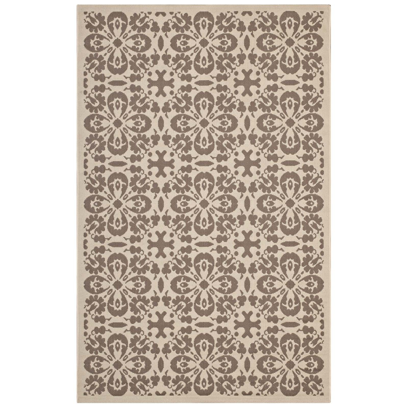 Ariana Vintage Floral Trellis Indoor and Outdoor Area Rug - East Shore Modern Home Furnishings