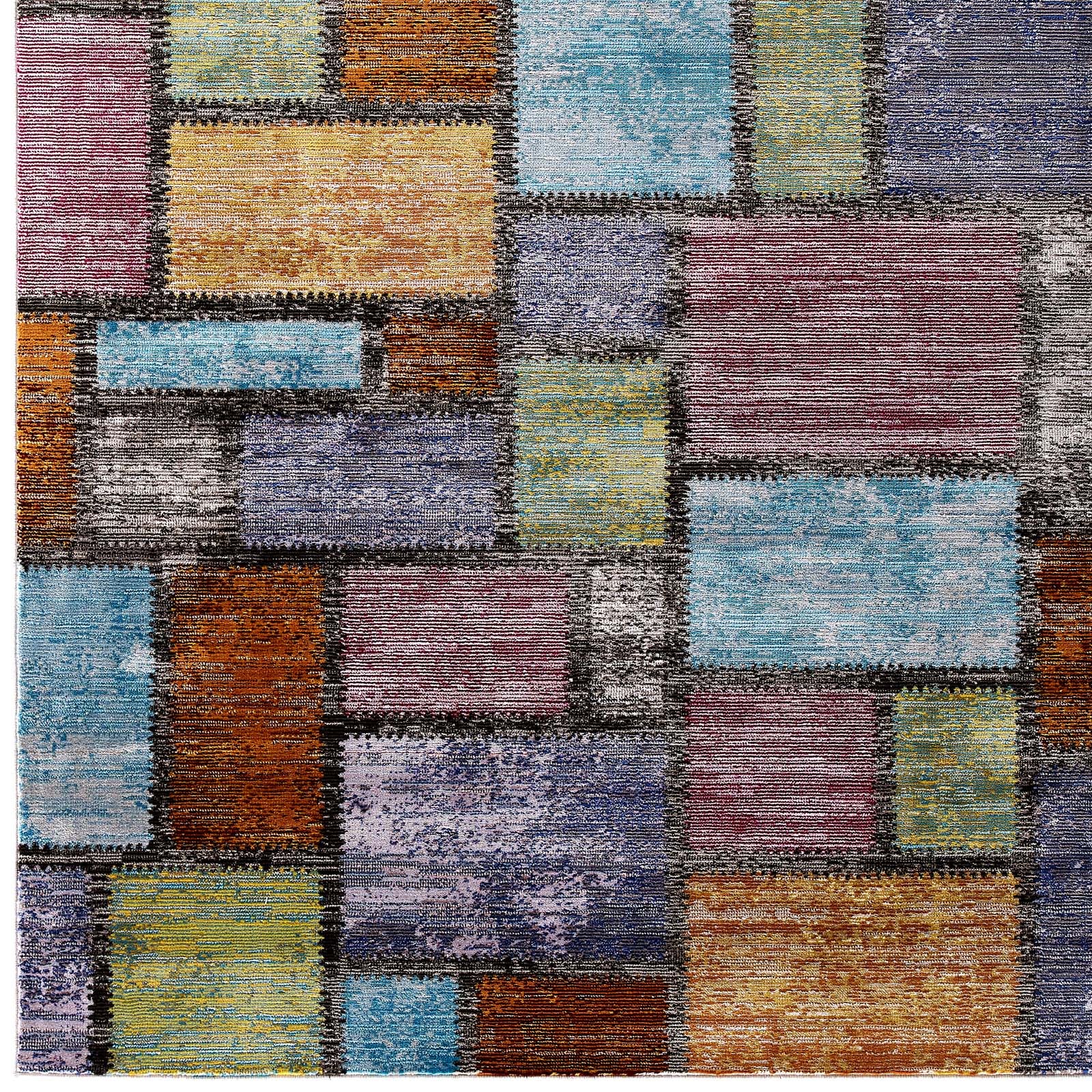 Success Nyssa Abstract Geometric Mosaic Area Rug - East Shore Modern Home Furnishings